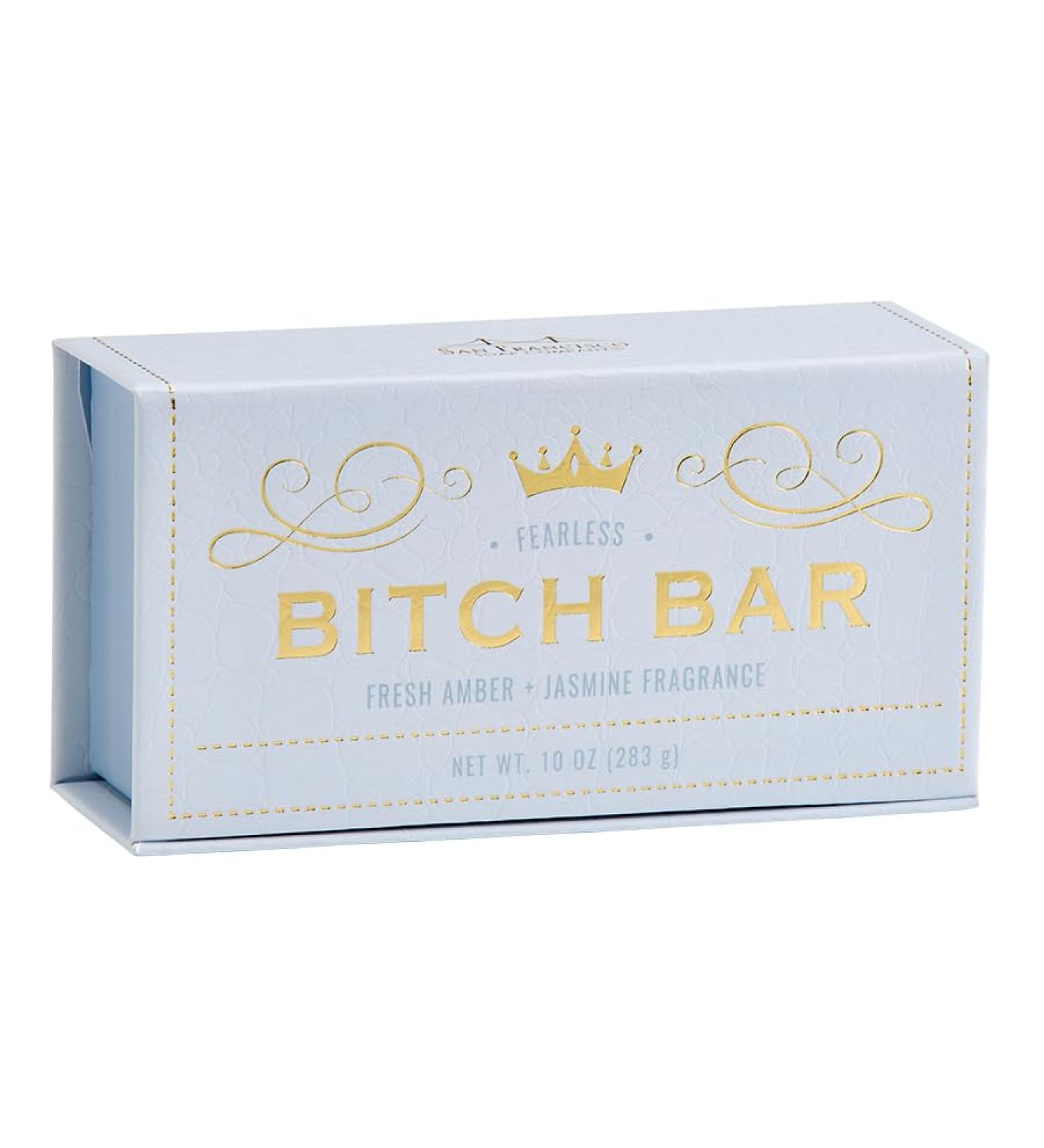 San Francisco Soap Company Btch Bars for Her - 10oz Fresh Amber & Jasmine | Chemical-Free All Skin Types Made in USA | International Shipping Available - Buy Online on GoSupps.com