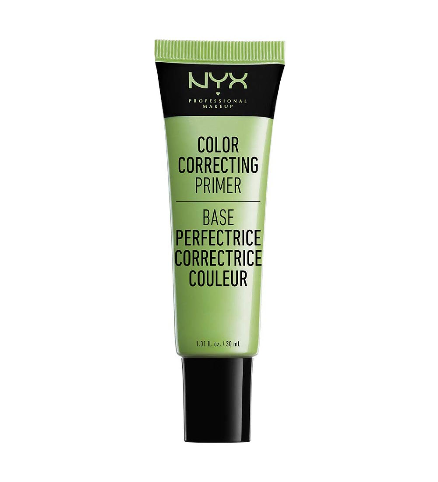 NYX Cosmetics Color Correcting Liquid Primer Green - Corrects Redness and Evens Skin Tone - Buy Online on GoSupps.com