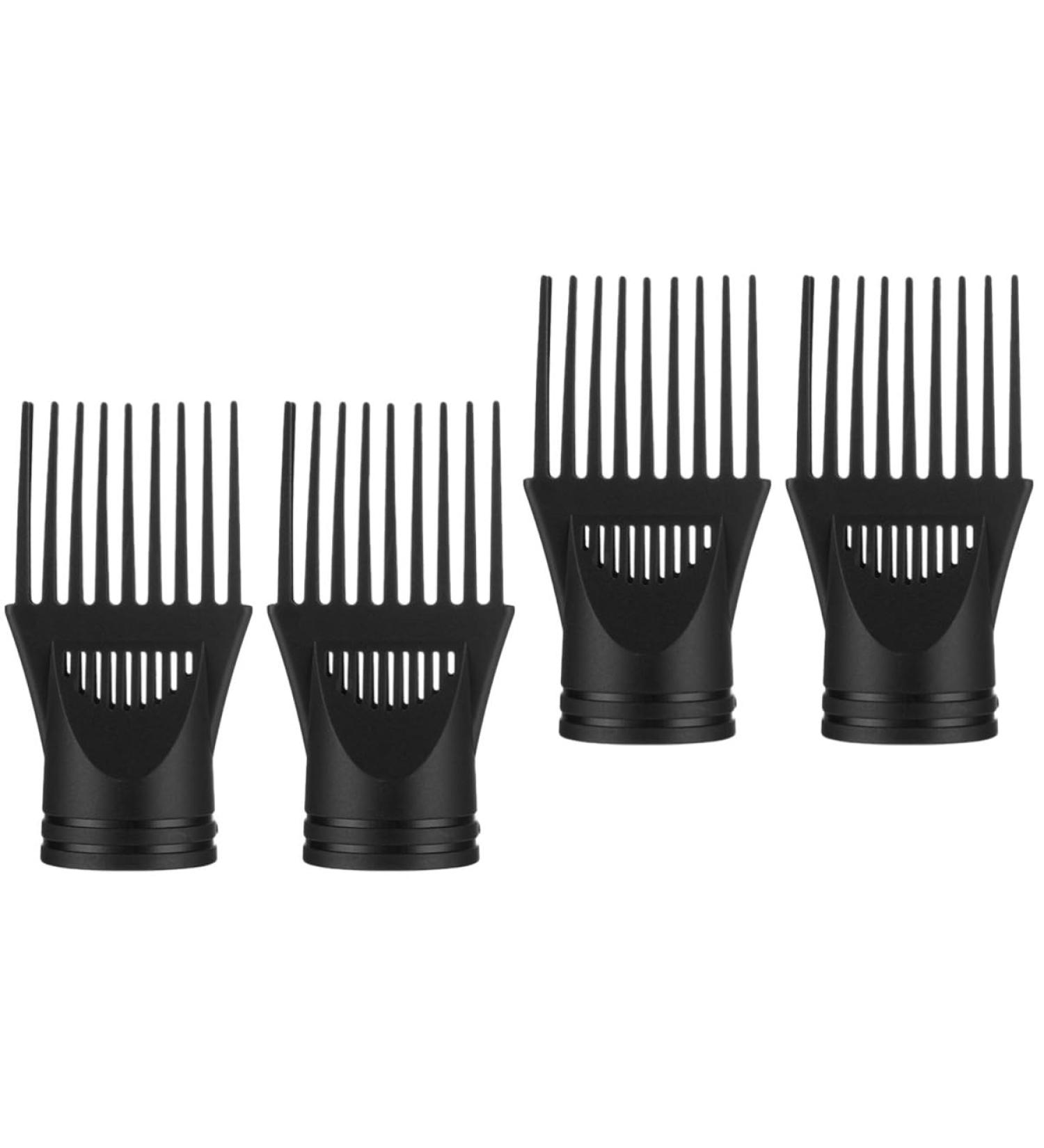 Beavorty 4 Pcs Hair Dryer Comb Diffuser Hair Dryer Nozzle Combs Hair Dryer Attachment for Blow Dryer Picture 13x5cmx2pcs Blackx2pcs - Buy Online on GoSupps.com