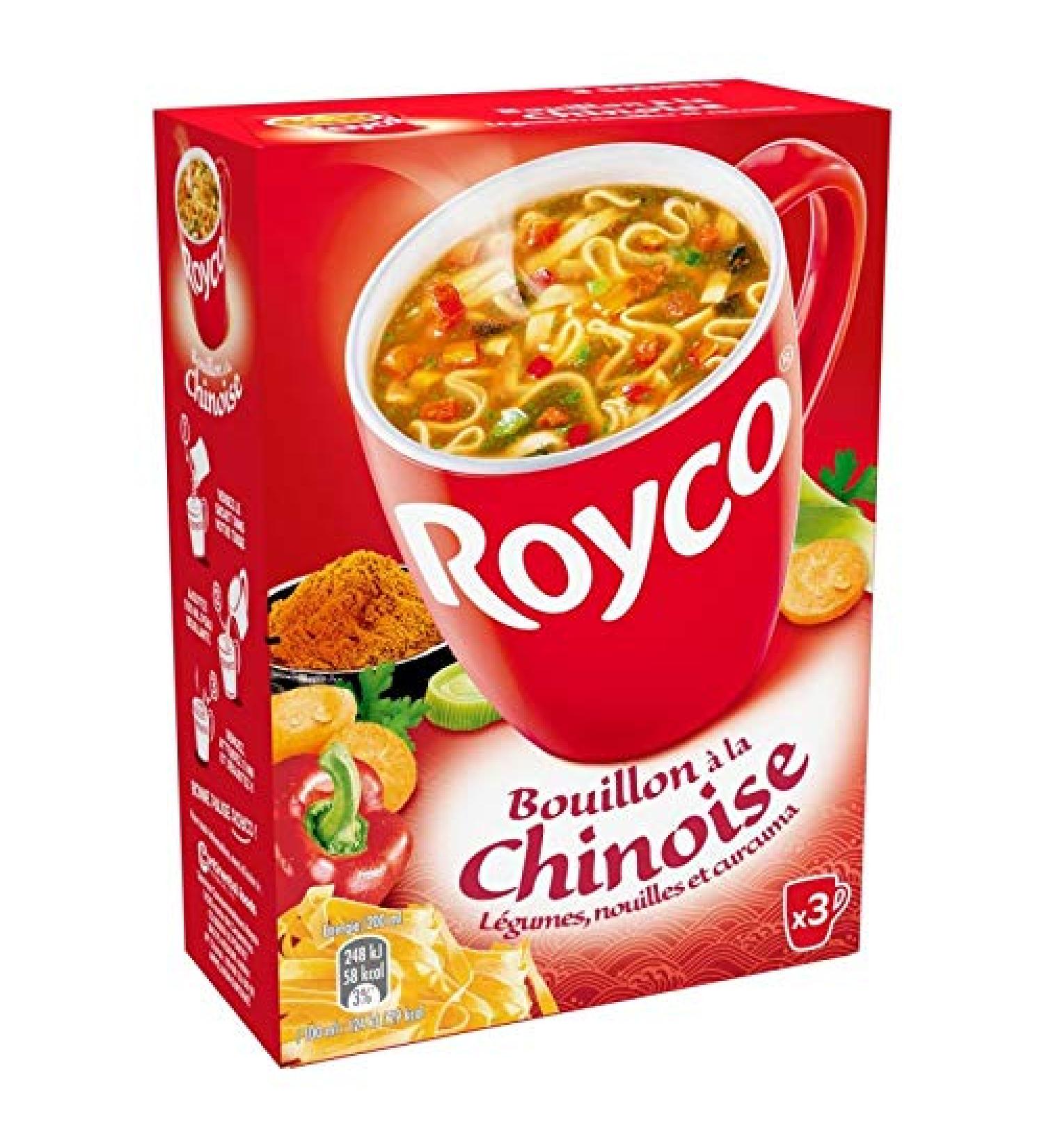  Epicerie sal e ROYCO - Minute Soup Chinese Style Broth 47G - Unit - Buy Online on GoSupps.com
