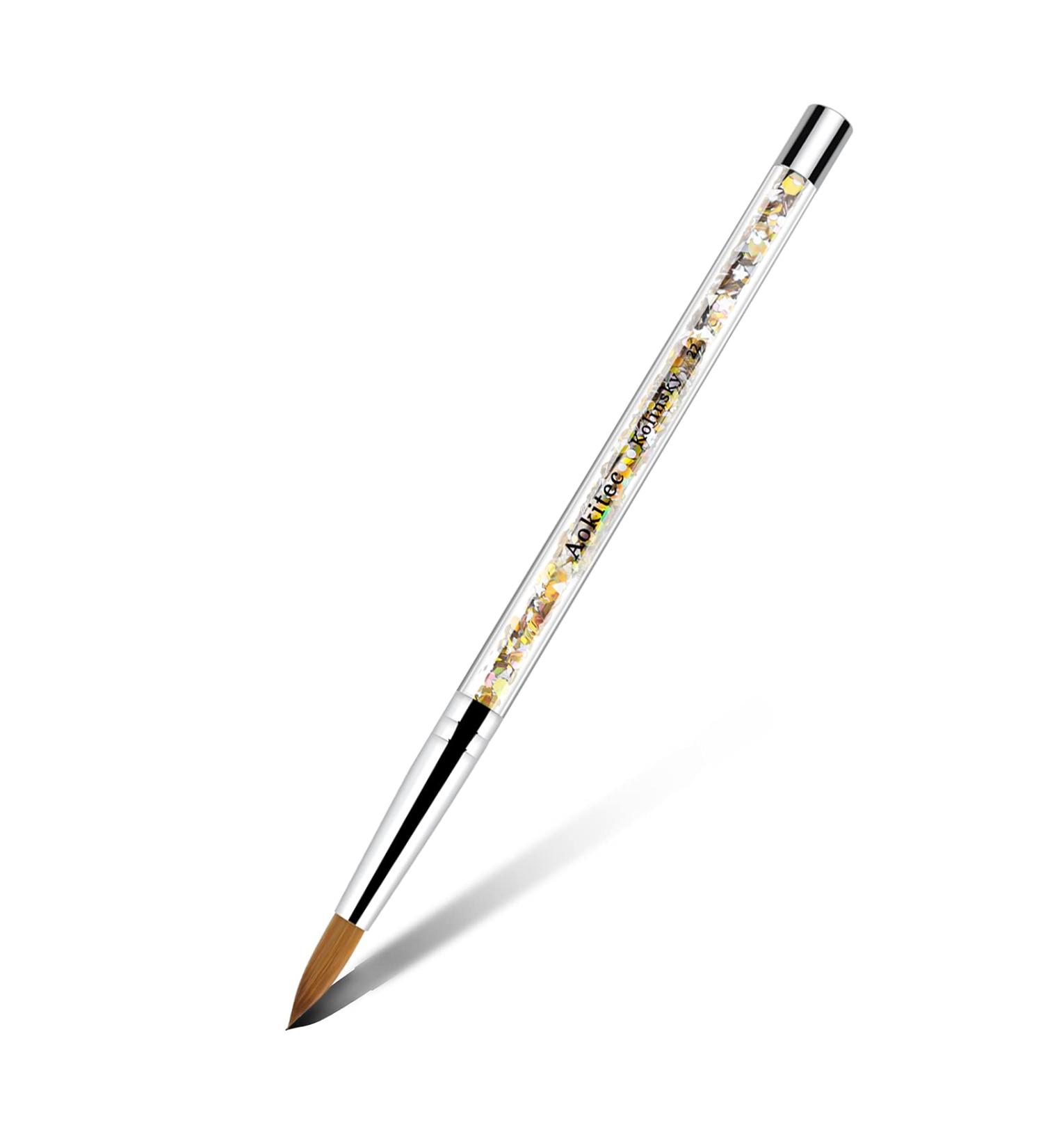 Premium #22 Sable Kolinsky Acrylic Nail Brush - Zobelhaar Nail Art Tool for Gel & Manicure - Perfect for Acrylic Nails & Nail Polish - Buy Online on GoSupps.com