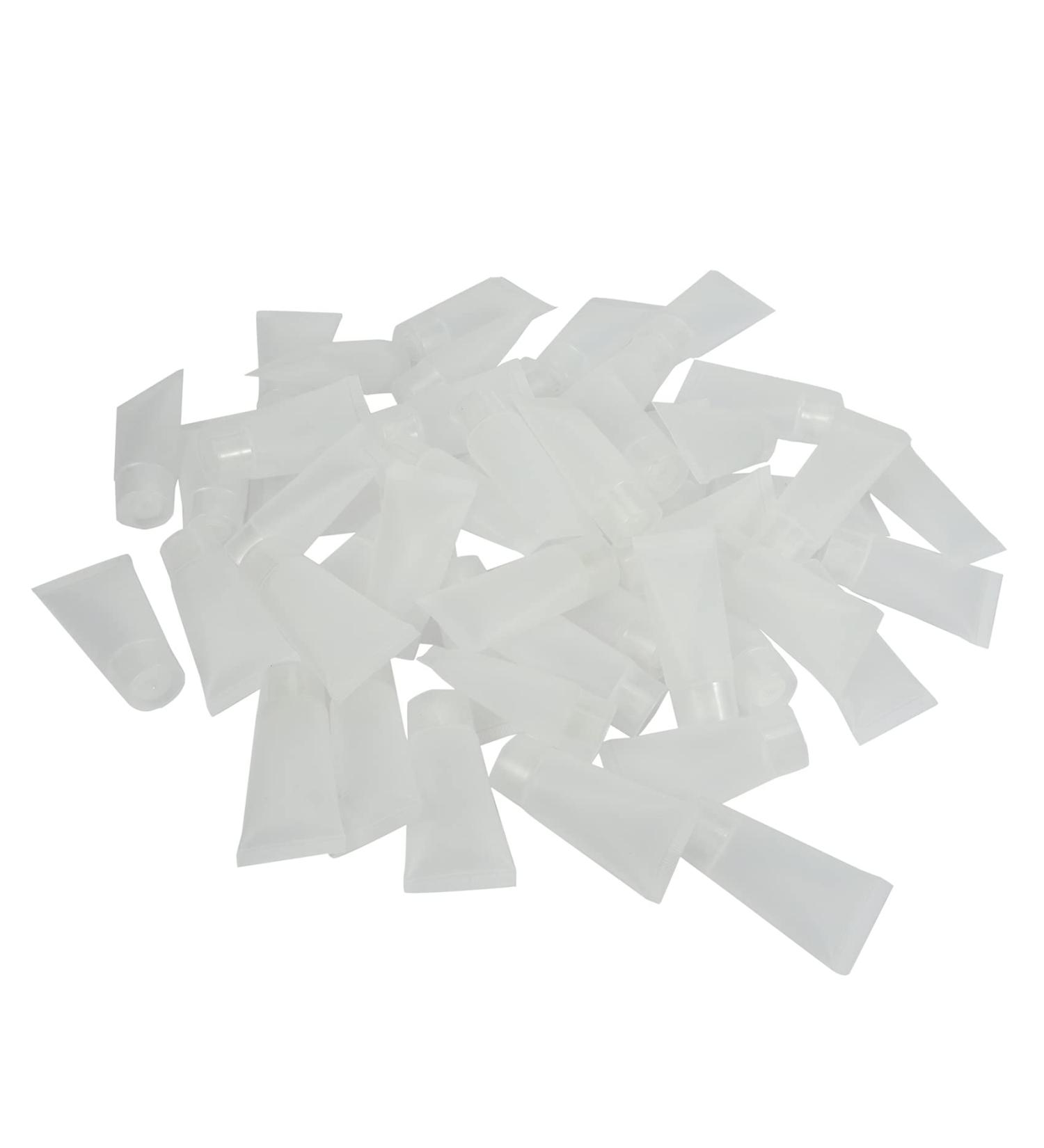 dieyyuca 50 Pieces 15Ml Refillable Tube Empty Lotion Bottle Soft Tube with Lid Squeeze Travel Make Containers Refillable Container - Buy Online on GoSupps.com