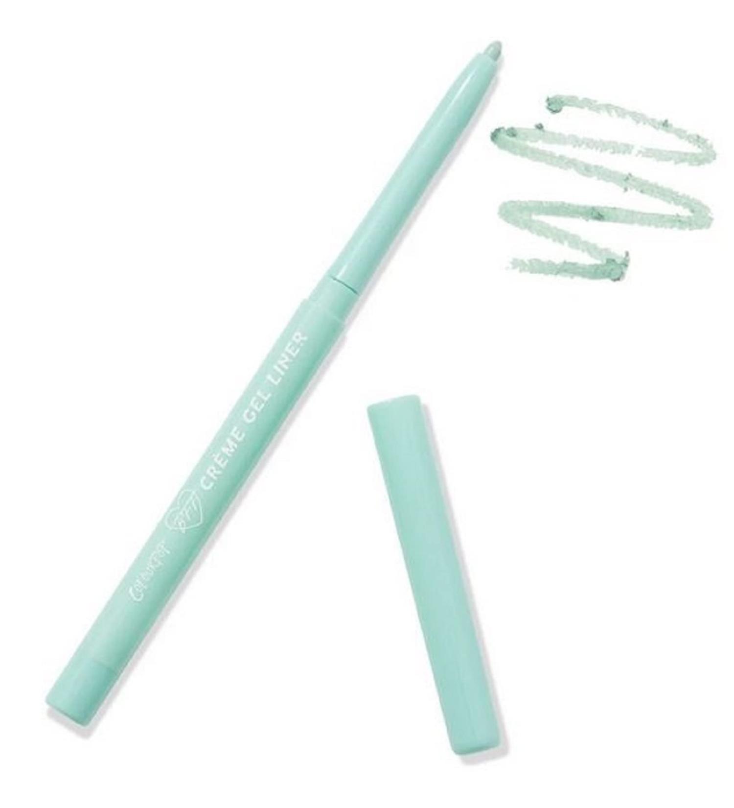 Colourpop ICE BREAKER Matte Creme Gel Eyeliner Retractable Pencil (Pastel Mint Aqua)  0.2g (0.007 Ounce) ICE BREAKER - pastel mint