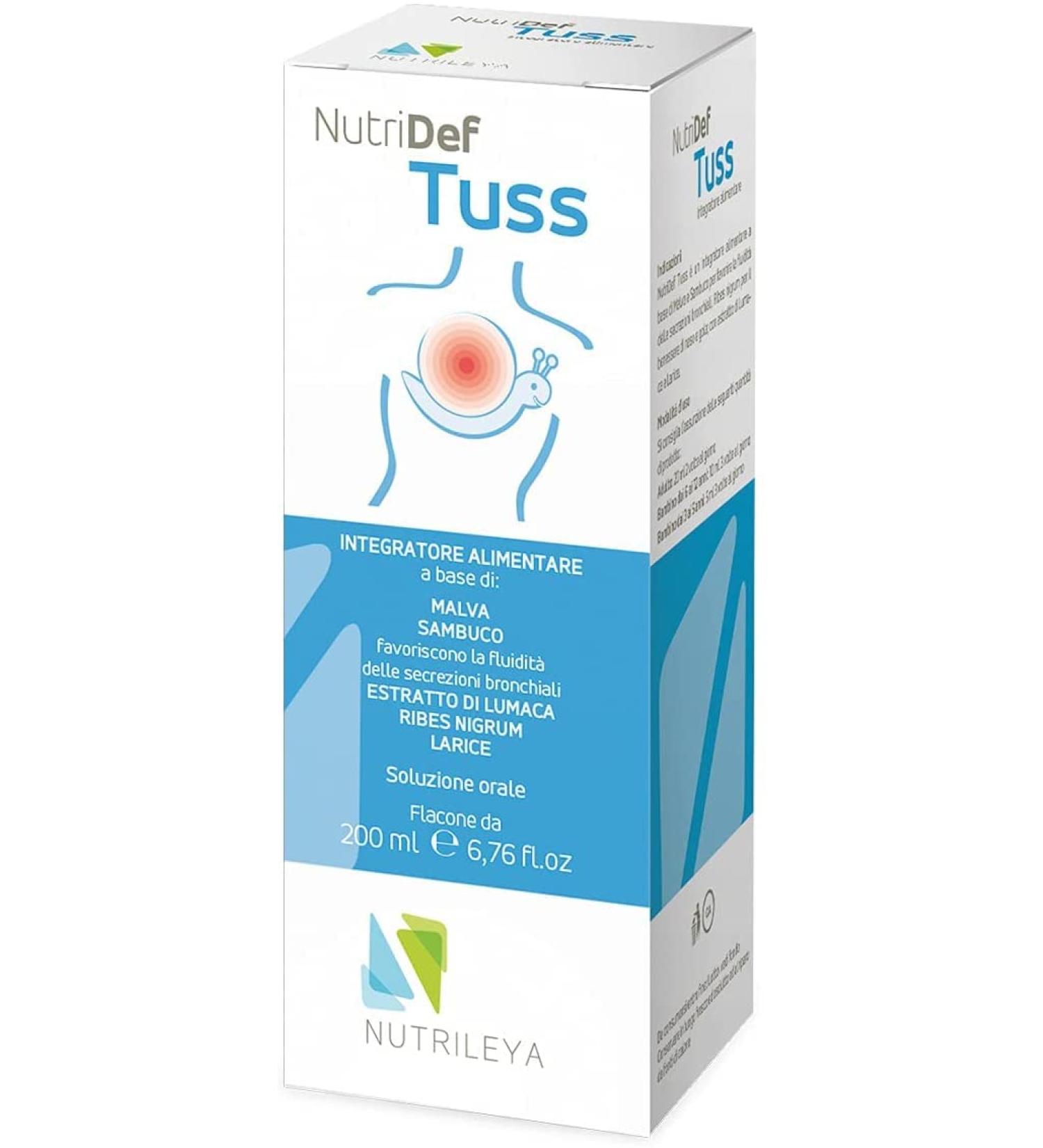  NUTRILEYA NUTRIDEF TUSS SOLUTION OR 200ML - Buy Online on GoSupps.com