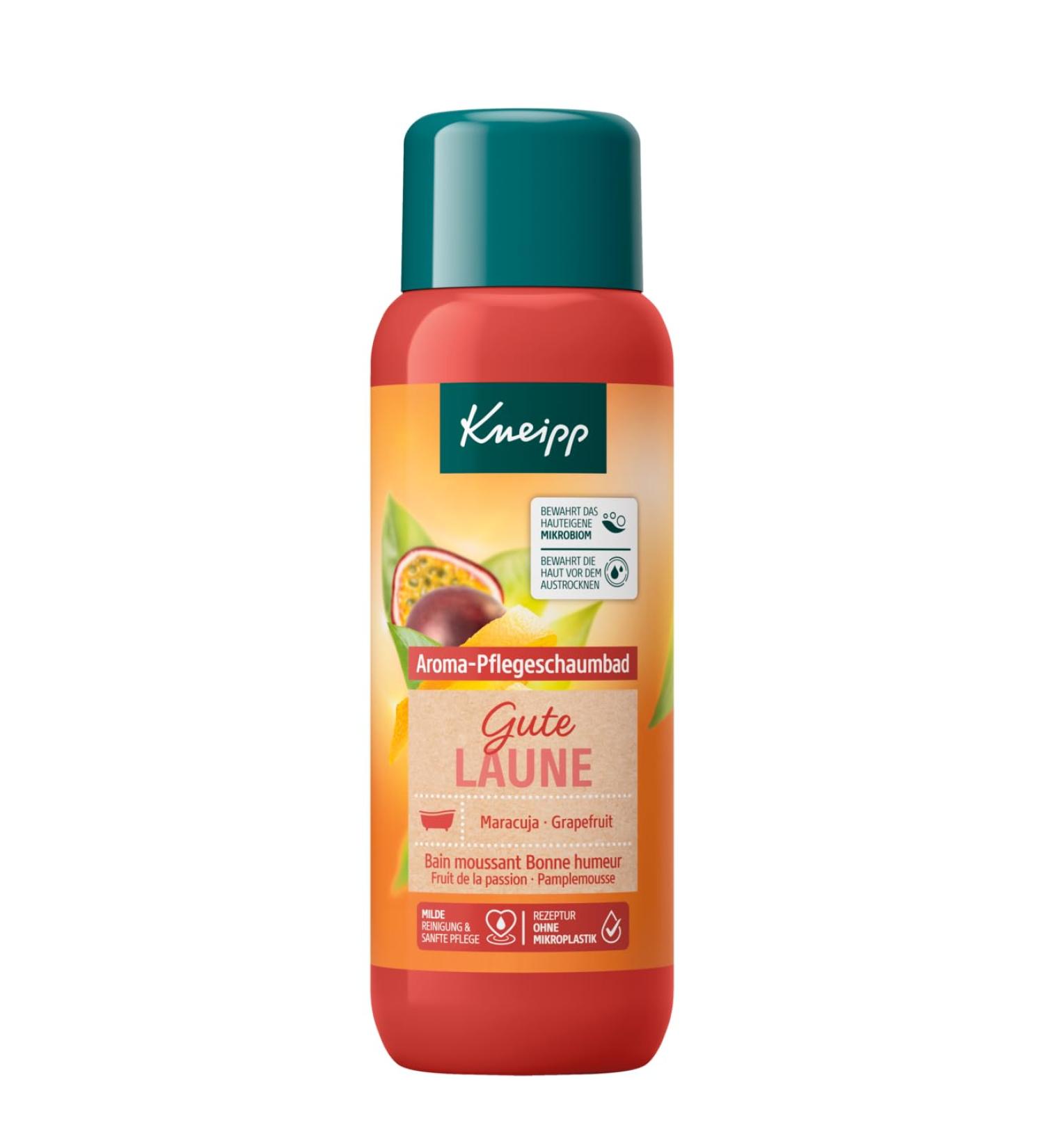 Kneipp Aroma Care Foam Bath Good Mood - 400ml Relaxing Soak for Optimal Wellness | International Shipping Available - Buy Online on GoSupps.com