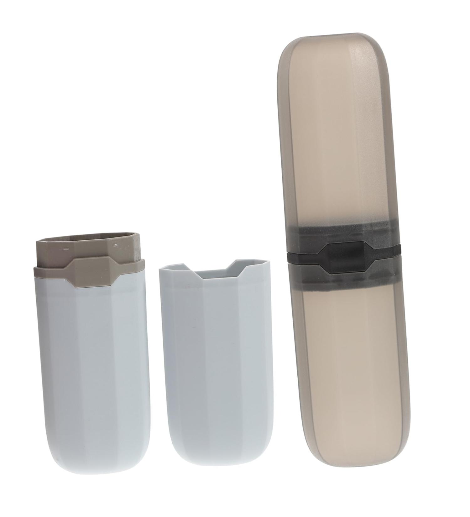 Homsfou Prosthesis Brush Cover Travel Storage Box Toothbrush Holder & Capsule for International Shipping - Buy Online on GoSupps.com