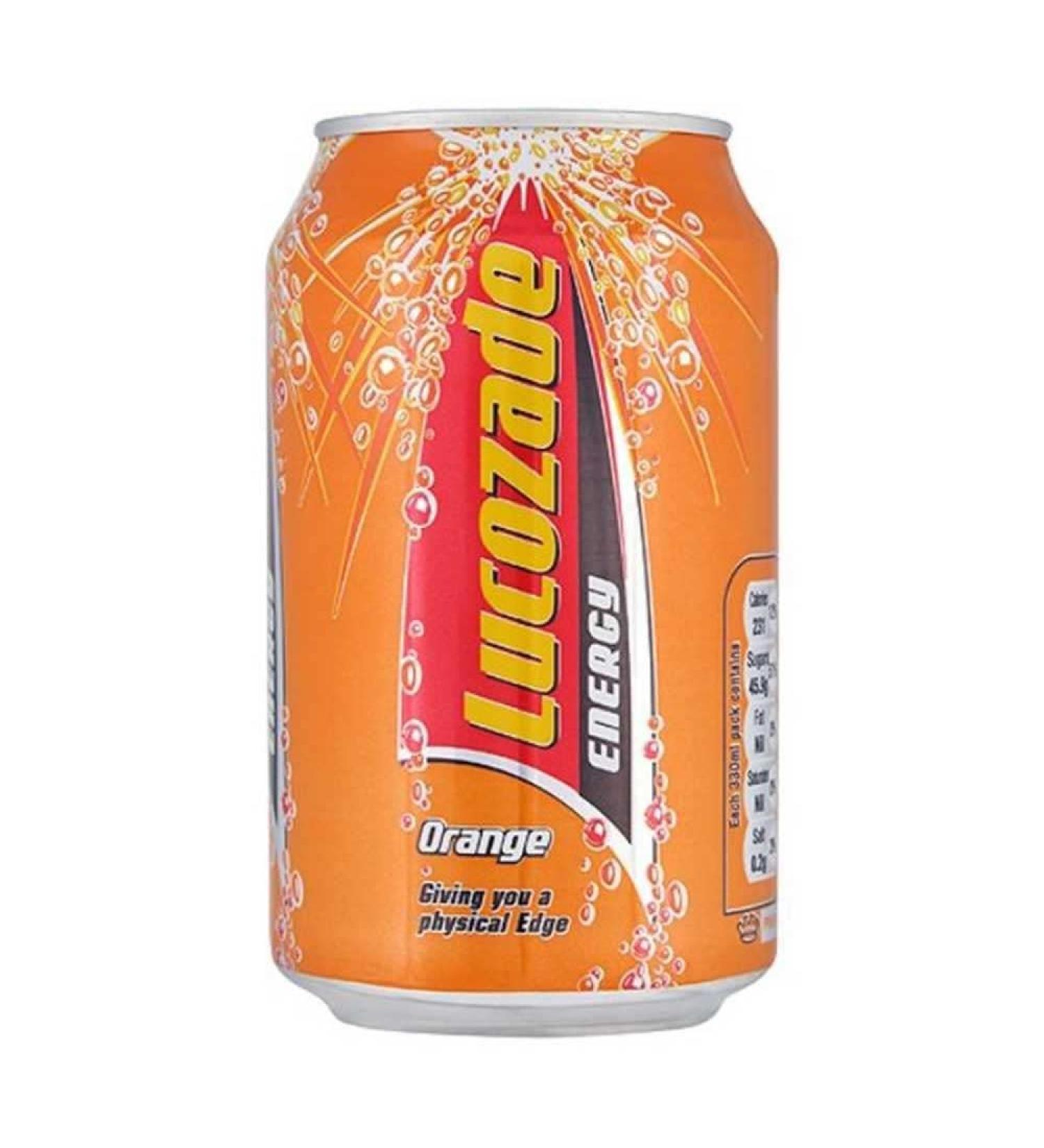 Lucozade Orange 24 x 330ml Cans
