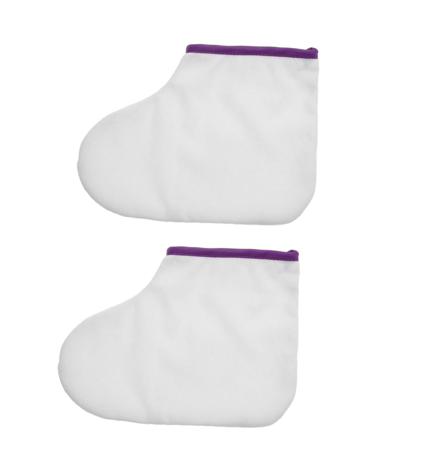 FRCOLOR 1 Pair Waxed Feet Care Bag Foot Cover Made of Paraffin Wax Foot Bath Pads Simple Wax Warmer Foot Holder Skin Cover Made of Paraffin Wax Warming Foot Cover Fluff - Buy Online on GoSupps.com