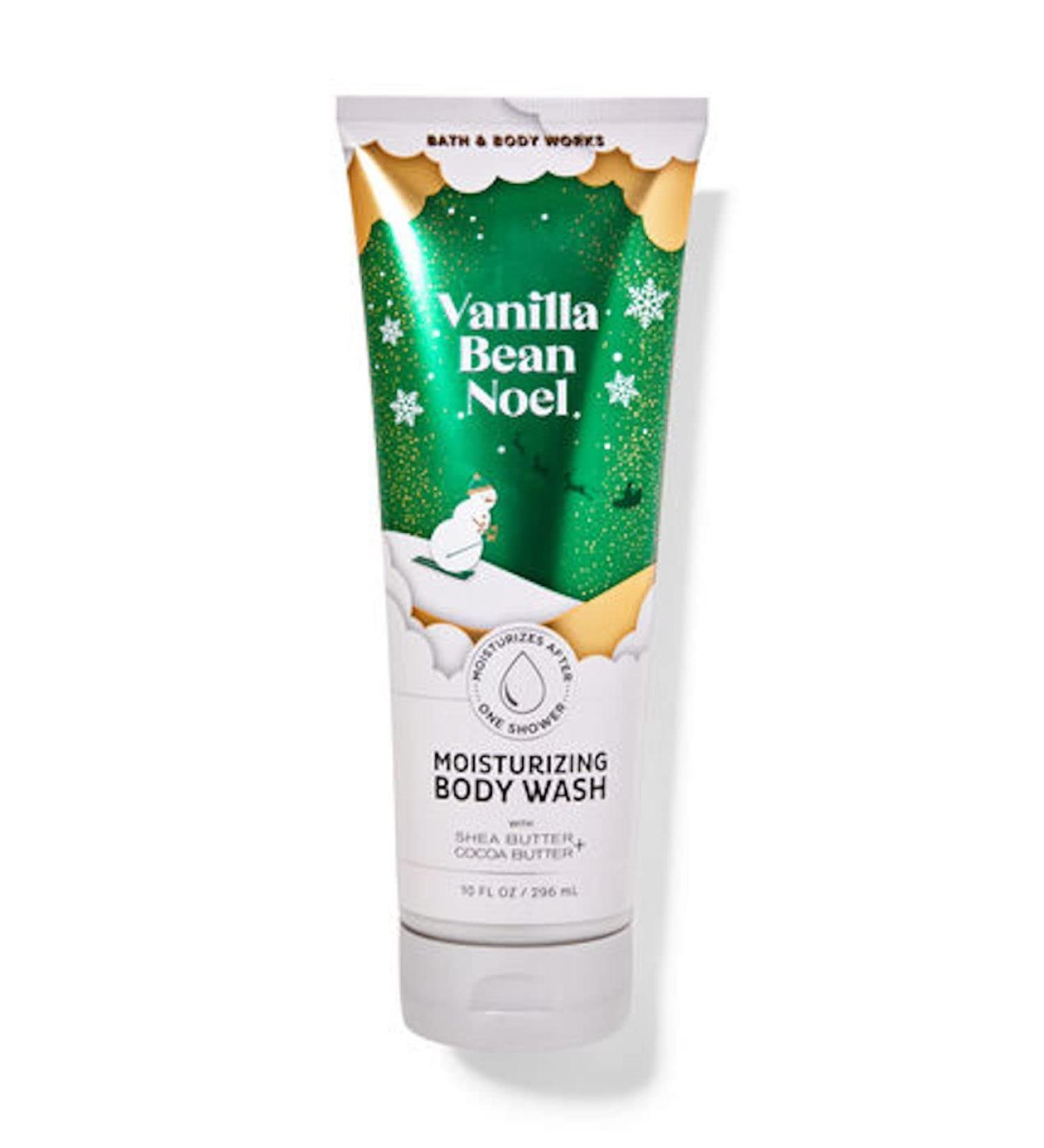 Bath and Body Works Vanilla Bean Noel Moisturizing Body Wash 10 oz (Vanilla Bean Noel)