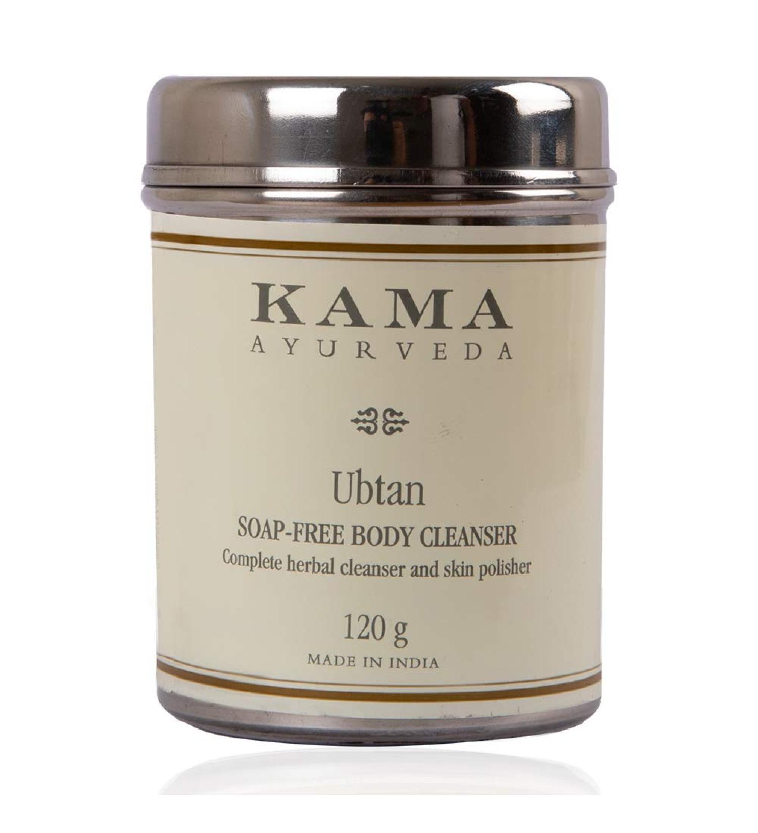 Kama Ayurveda Ubtan Soap-Free Body Cleanser 120g | Natural Ayurvedic Skin Care | International Shipping - Buy Online on GoSupps.com