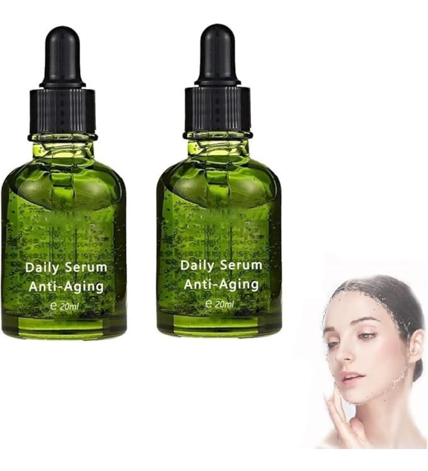  1/2Pcs Anti Wrinkle Face Serum Deep Anti-aging Essence Reduces Fine Lines And Wrinkles Tightens Face Shrinks Pores And Improves Skin 20ml (2Count (Pack of 2)) - Buy Online on GoSupps.com