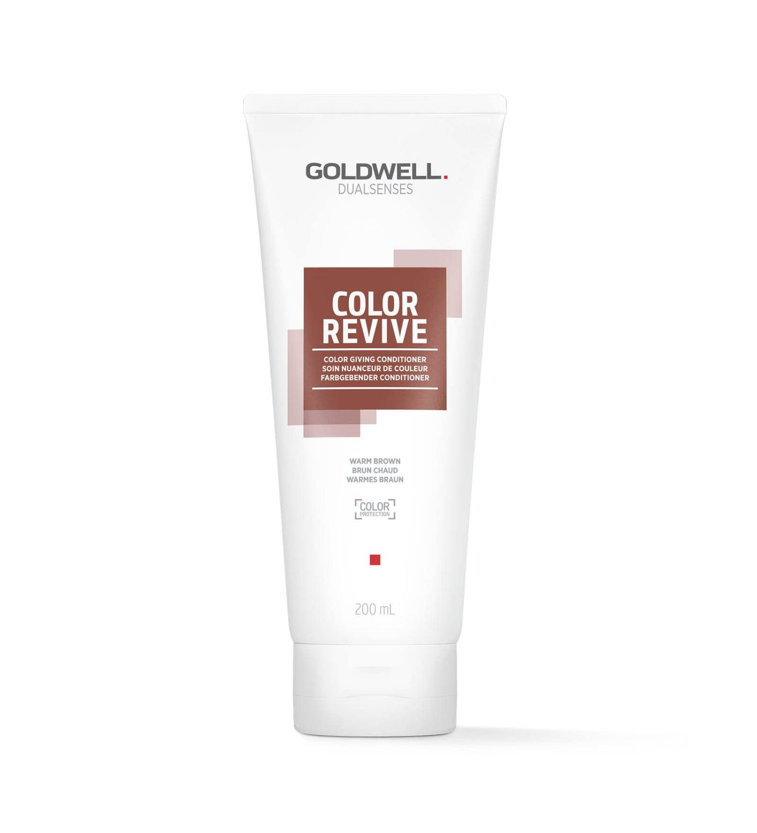 Buy Goldwell Dualsenses Color Revive Conditioner Warm Brown - 200ml for All Brown Tones | International Shipping - Buy Online on GoSupps.com