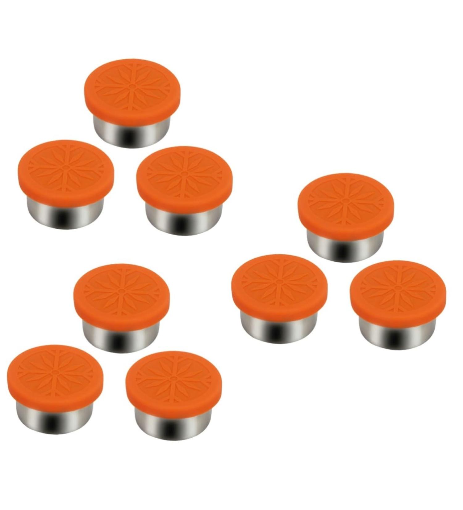 Zerodeko 9 Pcs Seasoning Storage Jar Racks Jar with Lid Metal Jar Kitchen Accessories Crisper Set Dedicated 1 - Buy Online on GoSupps.com