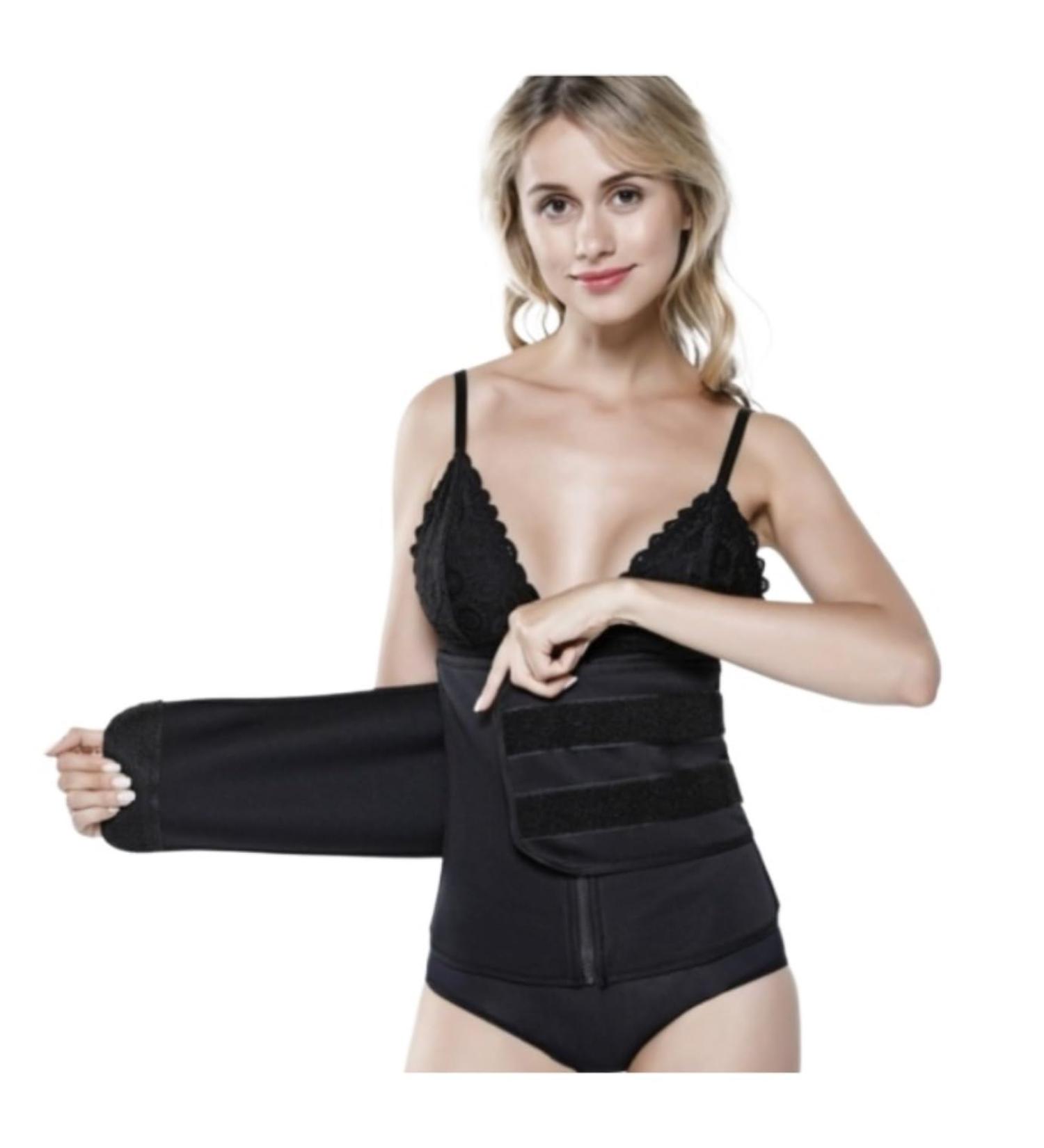 Back Support Back Brace Lumbar Support Waist Trainer Trimmer Body Shaper Slimming Waist Slim Belt Yoga Belt Sports Belt Back Support Belt(Large) Large Black - Buy Online on GoSupps.com