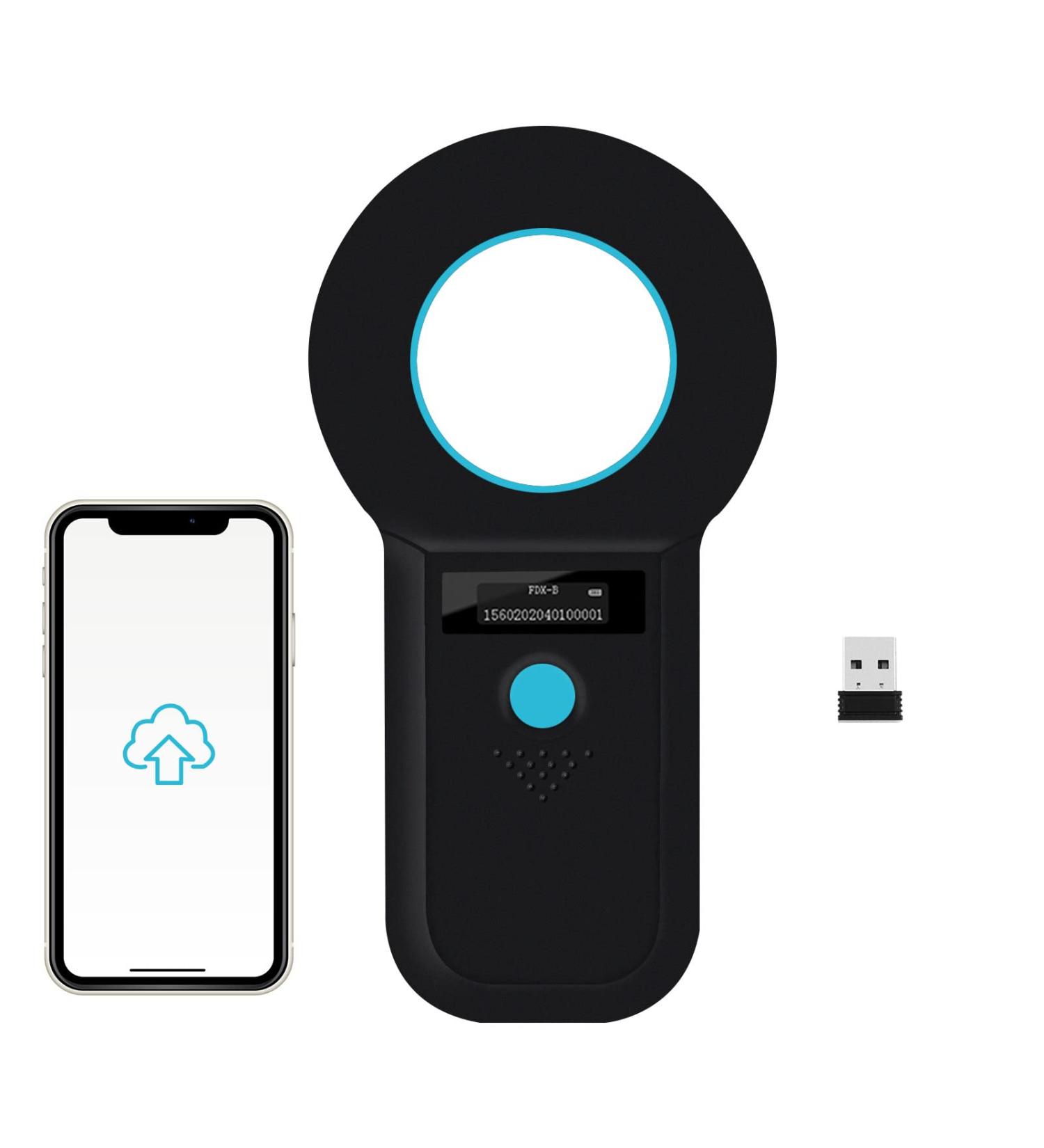 Smoostart Bluetooth Pet Microchip Scanner | Universal Dog & Cat Chip Reader ISO11784/ISO11785 FDX-B/EMID - Fast Bluetooth Connection to Mobile & PC - Buy Online on GoSupps.com