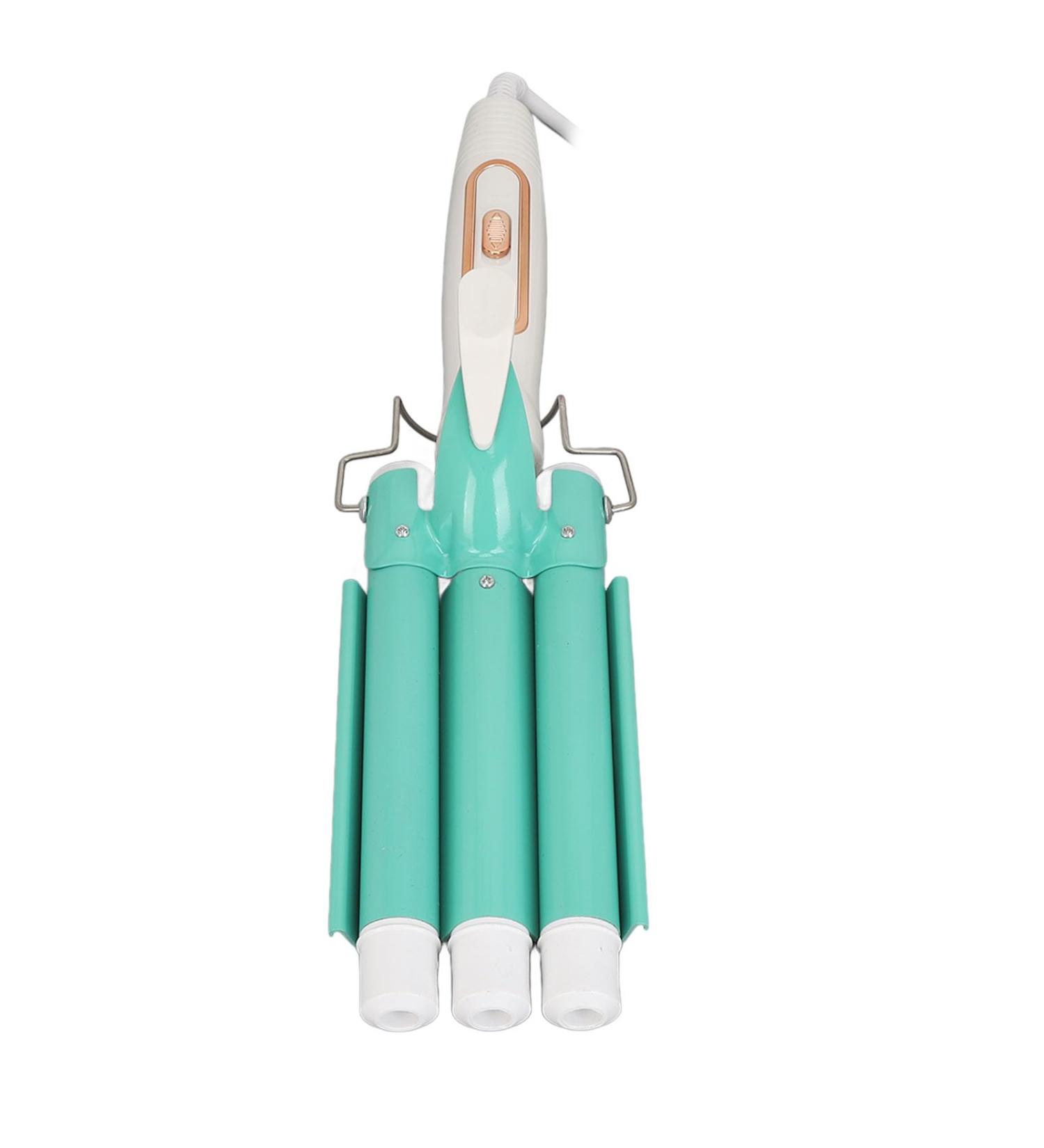 Premium Curling Iron Wand | Adjustable Temperature Ceramic Hair Crimper for Salon Use (100-240V US Plug - Buy Online on GoSupps.com