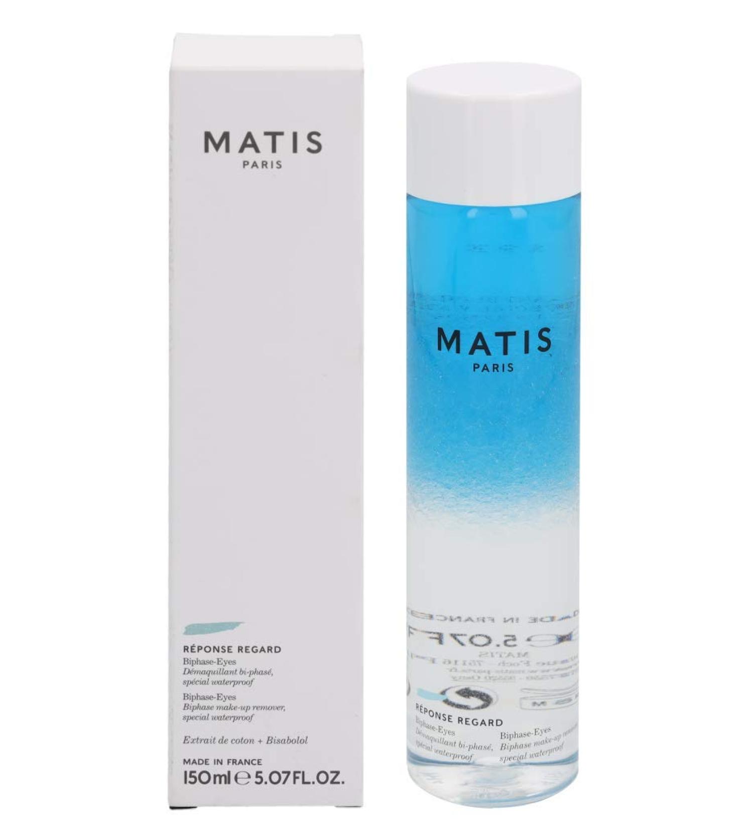 Matis Paris Biphase Eyes Makeup Remover 150ml - Gentle & Effective Eye Makeup Remover for All Skin Types - Shop Internationally! - Buy Online on GoSupps.com