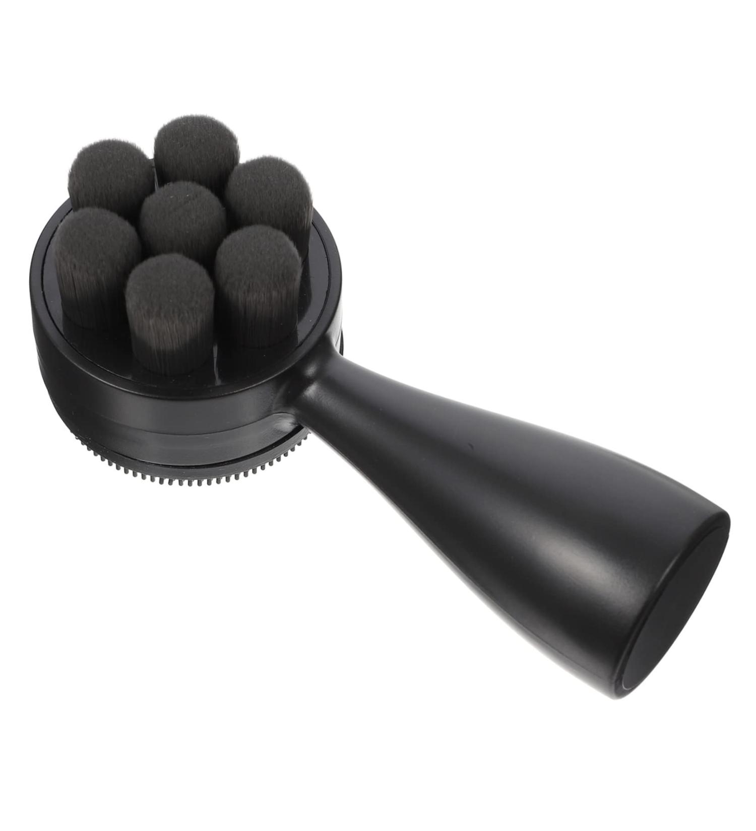 minkissy Manual Face Brush Manual Facial Brush Face Exfoliator Face Brush Black 12.5X5X5CM - Buy Online on GoSupps.com