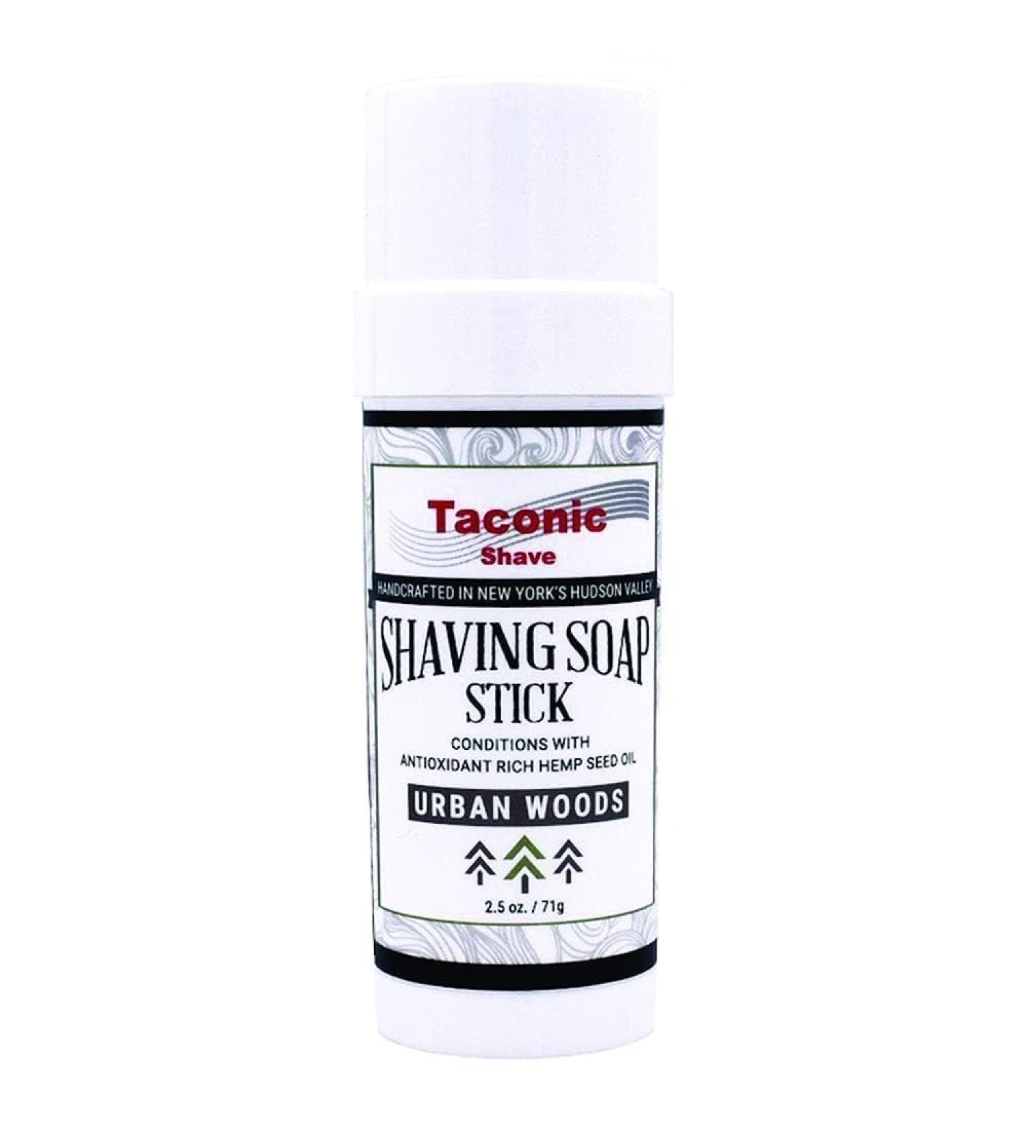 Taconic Shave Urban Woods Shaving Soap Stick - Antioxidant-Rich Seed Oils for a Smooth Shave | International Shipping - Buy Online on GoSupps.com
