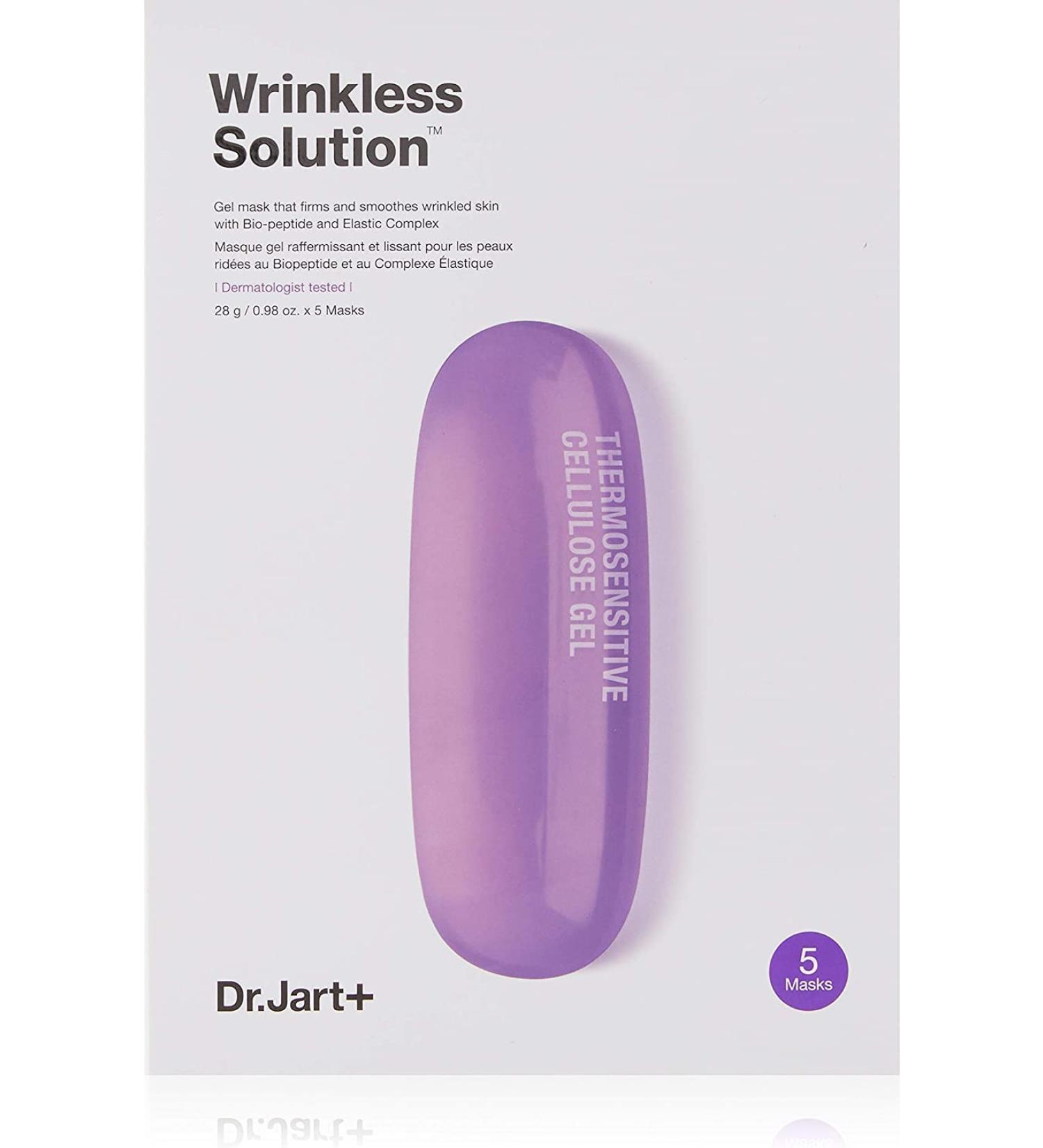 Dr. Jart+ Wrinkless Solution Gel Mask 5 Pack - Targeted Wrinkle Treatment - Buy Online on GoSupps.com
