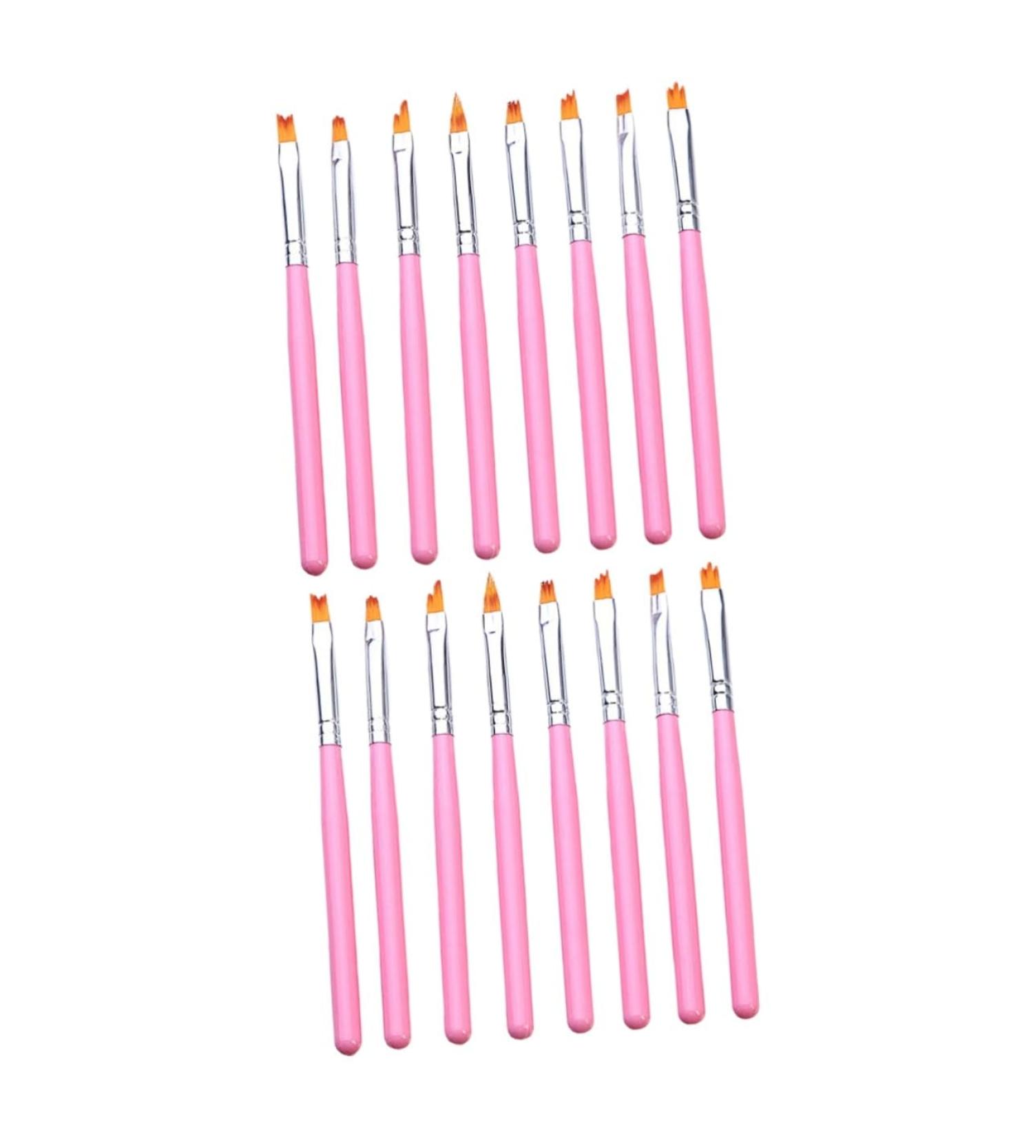 FRCOLOR 2 Sets Kit De Manicura Cleaning Gel Nail Gel Uv Gel Nail Brush Nail Painting Pen Builder Gel for Nails Nail Painting Brush Nail Art Brush Nail Art Supplies Manicure Paint Pen Pink - Buy Online on GoSupps.com