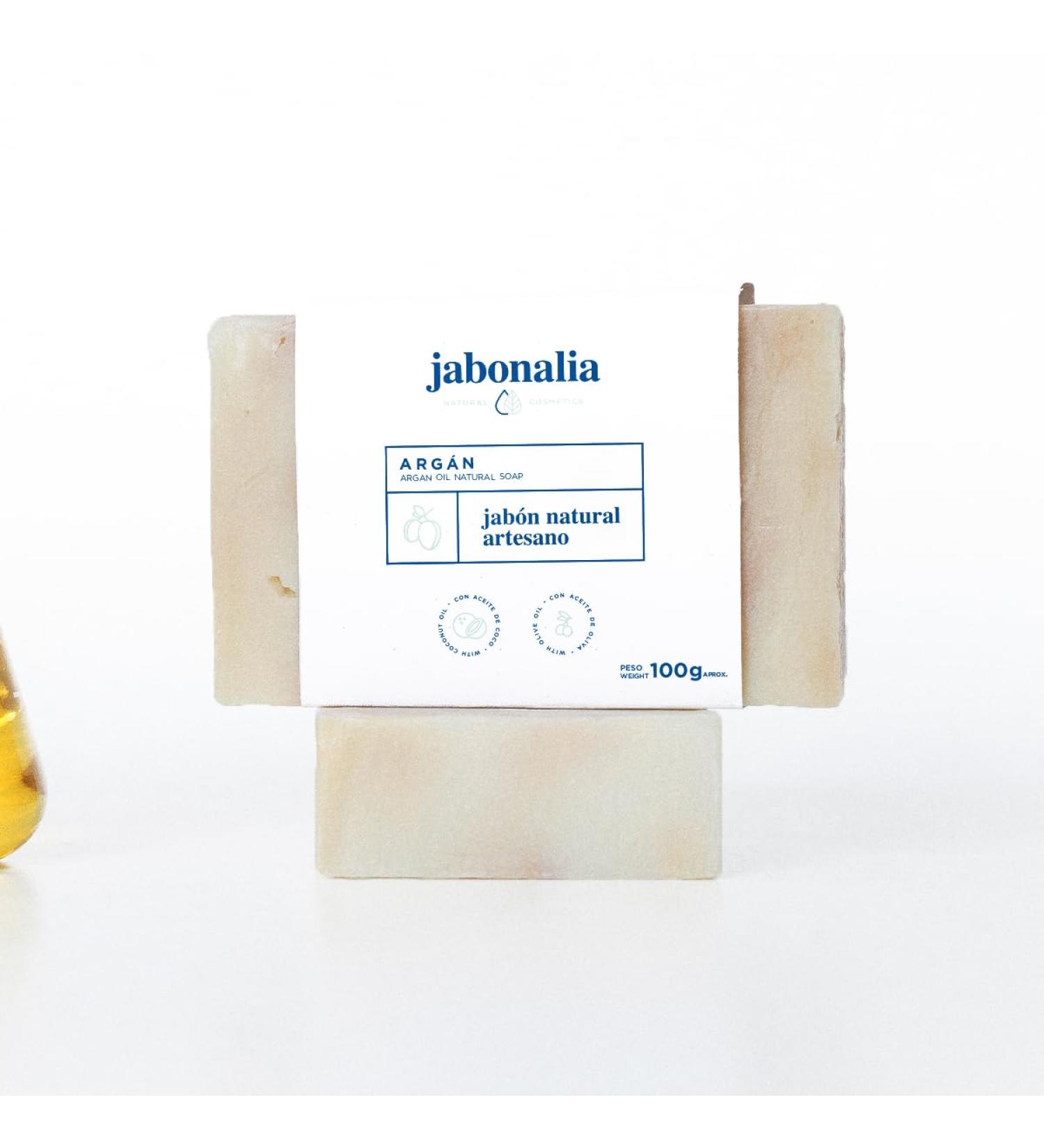 Natural Handmade Soap with Argan Oil Nourishing and Regenerating Antioxidant Dry Skin Ideal for Mature Skin Provides Firmness Anti-Aging Properties 100 g - Buy Online on GoSupps.com