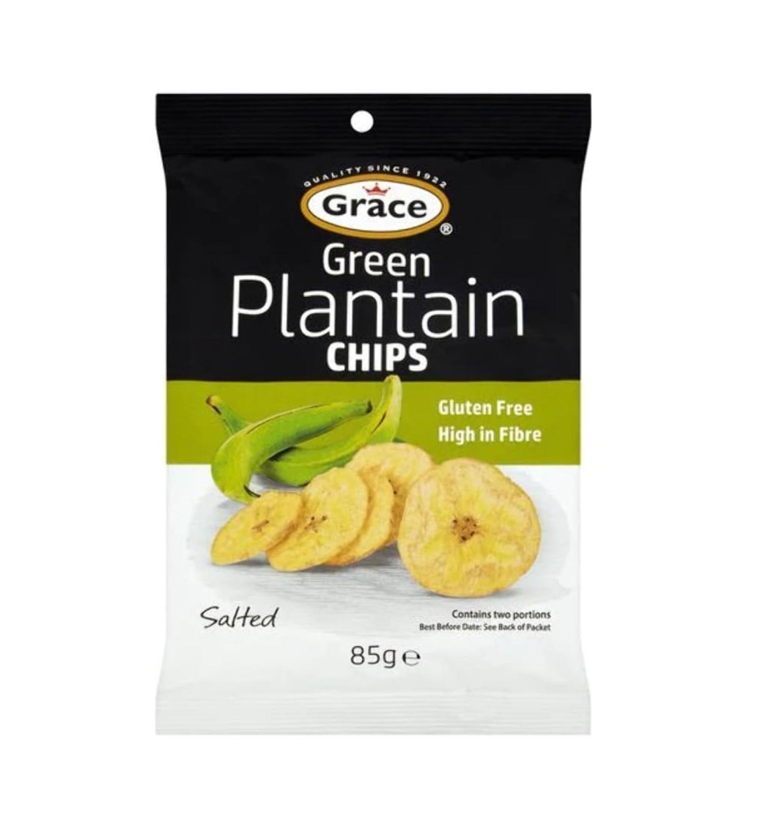 Grace Green Plantain Chips 85g-Fd