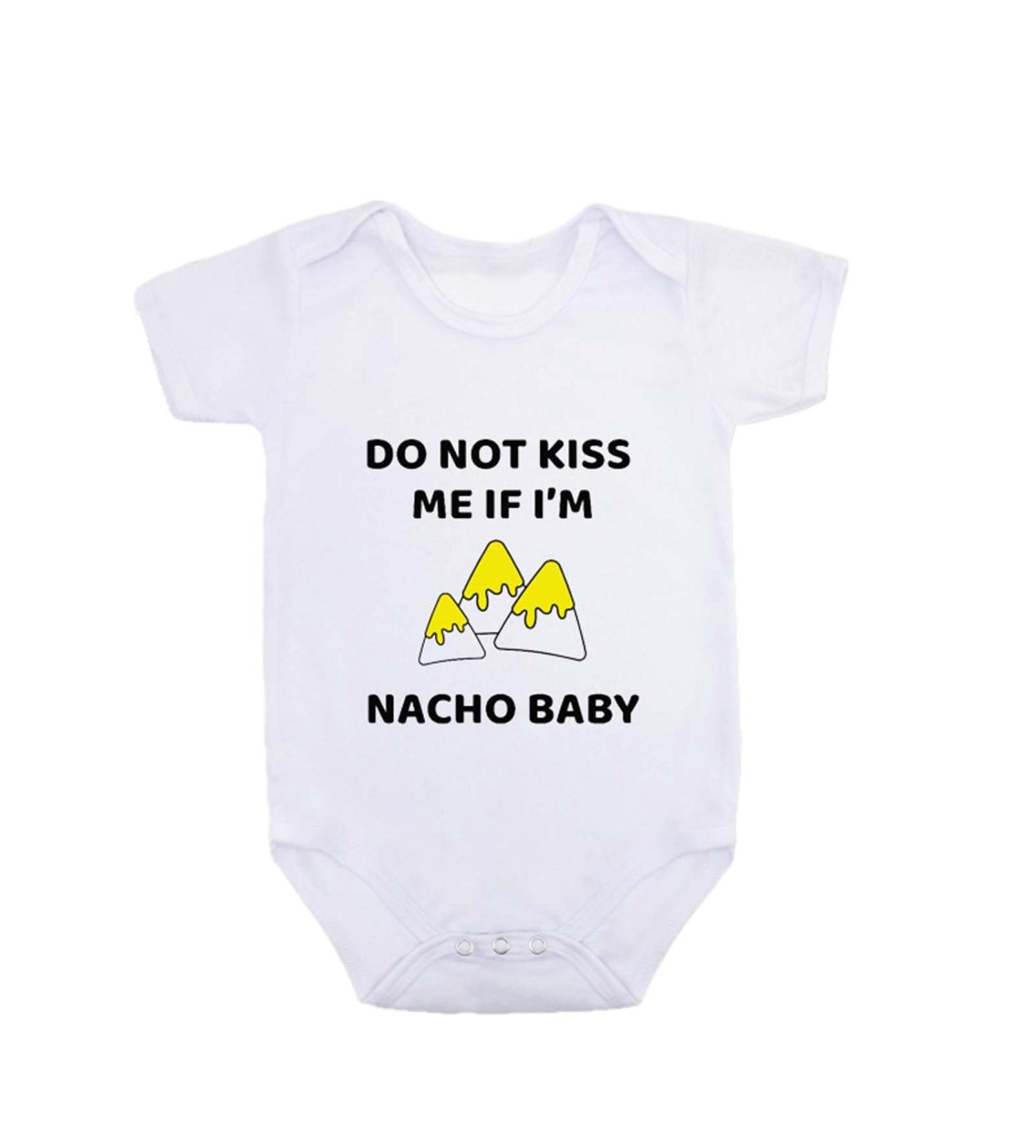 Infant Baby Romper | Cute Short Sleeve Overalls | Letter Print | One Piece Clothing Set | White 0-3 Months - Buy Online on GoSupps.com