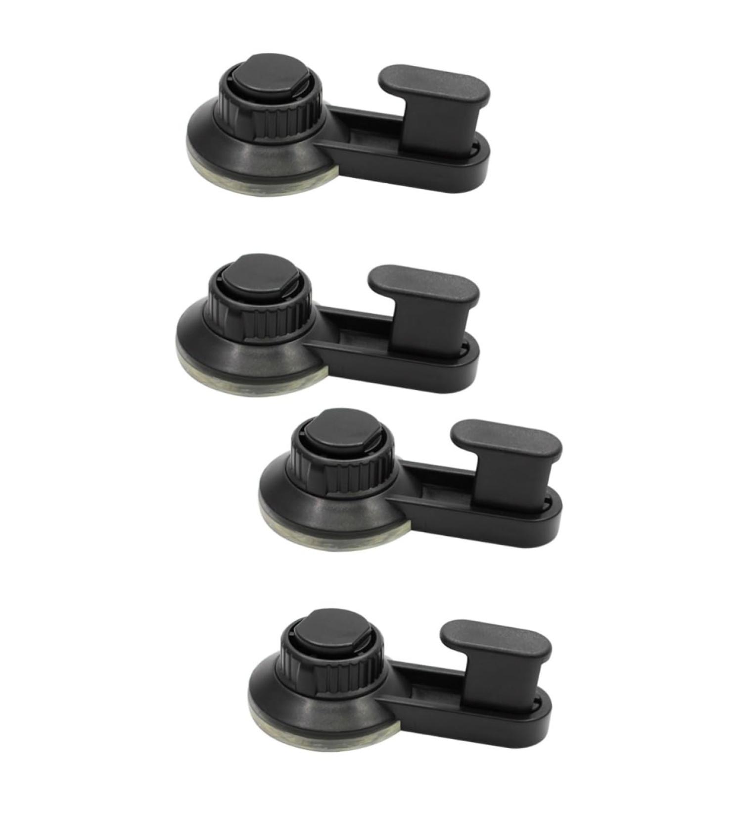 Alipis 4 Pcs Suction Cup Hooks Towel Hanger Bath Robe Hanger Coat Hooks Hook up Accessories Sucker mediumx2pcs Blackx2pcs - Buy Online on GoSupps.com