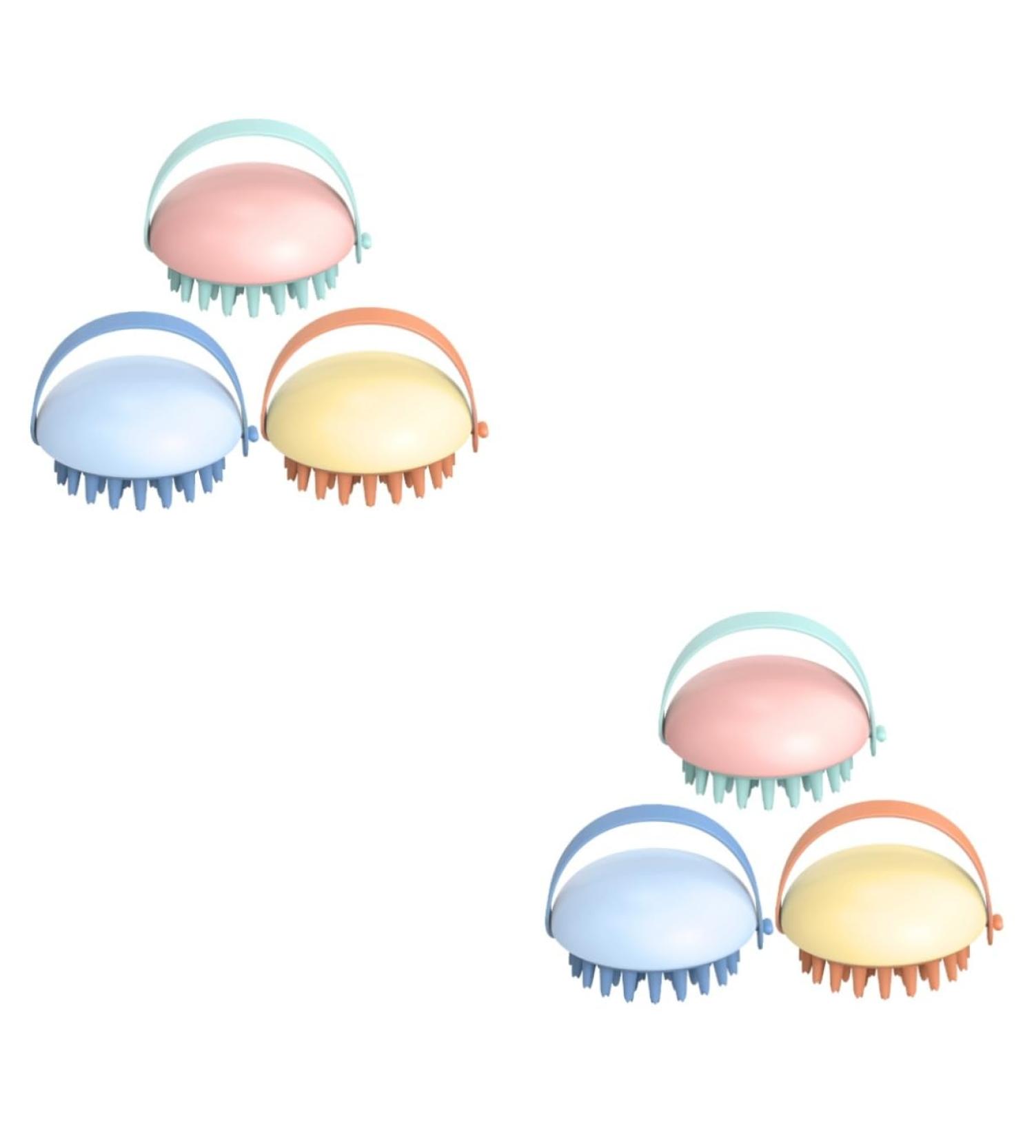 Magiclulu 6 StK Massagekamm - Multifunctional Scalp Massage & Hair Care Tool | Multi Tools Cleaning Brush & Shampoo Comb - Buy Online on GoSupps.com