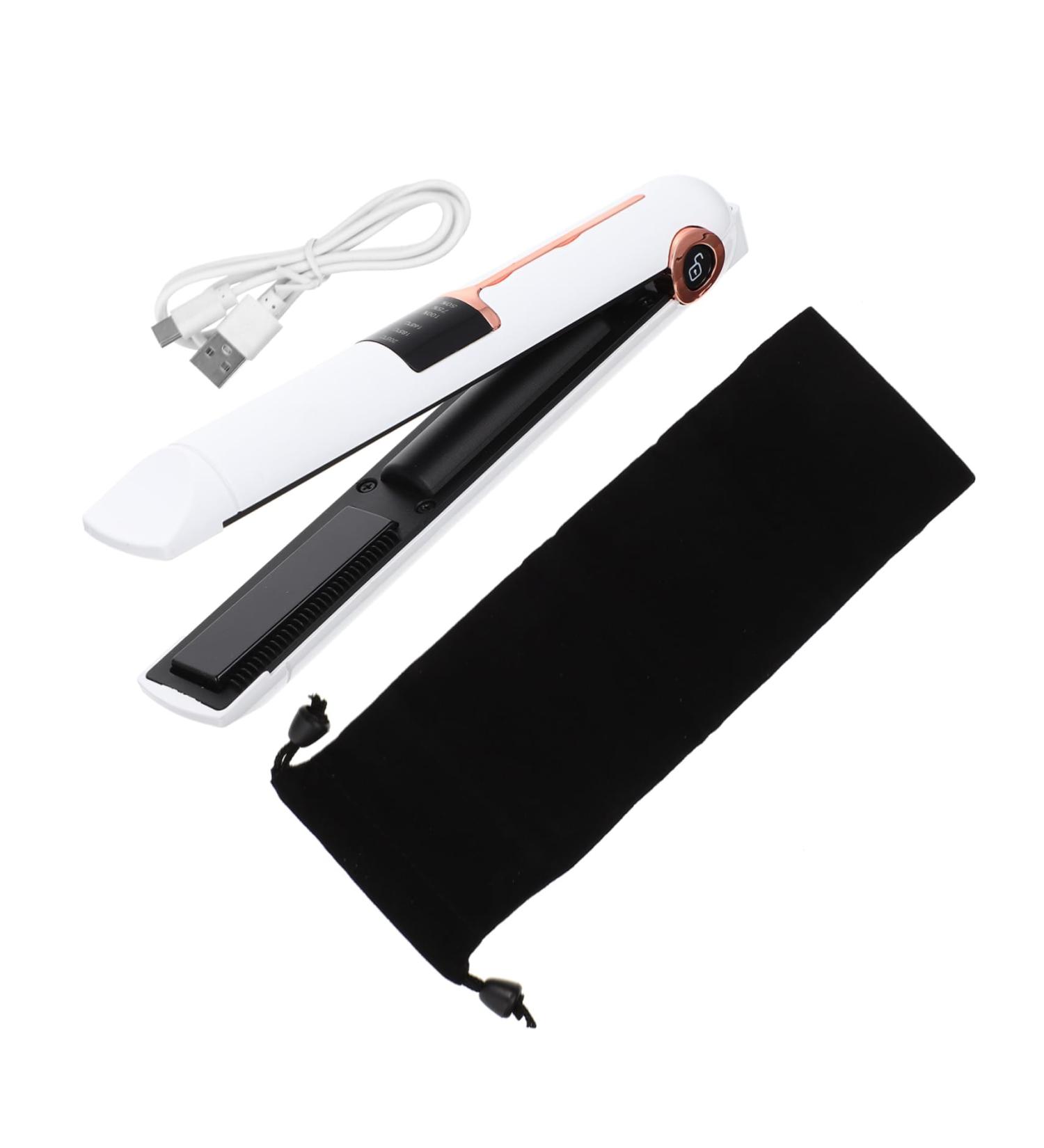 OHPHCALL Curling Iron Curly Irons for Hair Professional Cordless Hair Curler Power Tools Abs White 21X4X3.5CM White - Buy Online on GoSupps.com