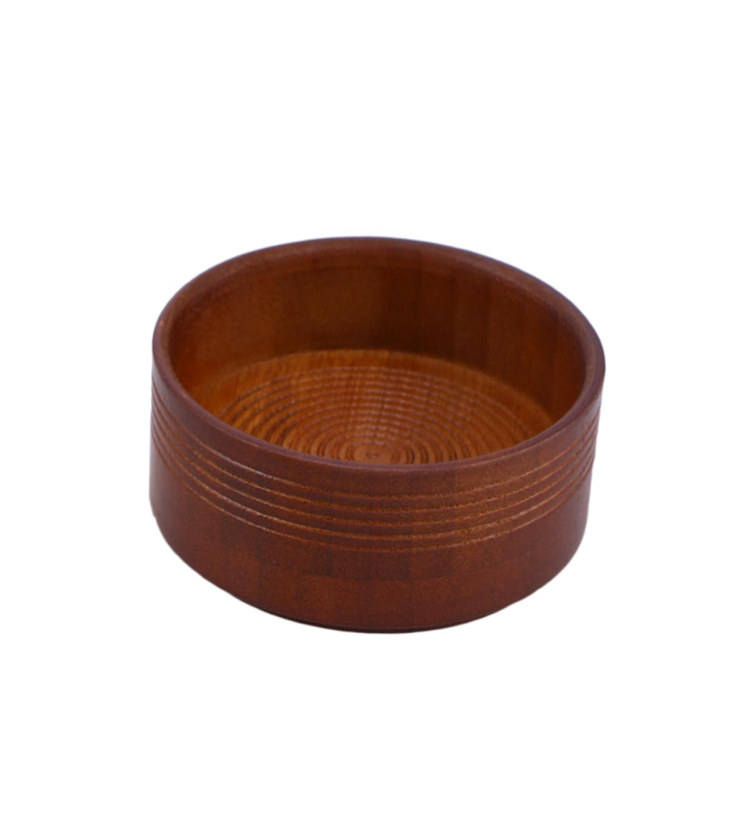 Beavorty Wooden Razor Shell - Large Travel Shaving Soap Bowl for Men | Old-Fashioned Bamboo Shaving Tool - Buy Online on GoSupps.com