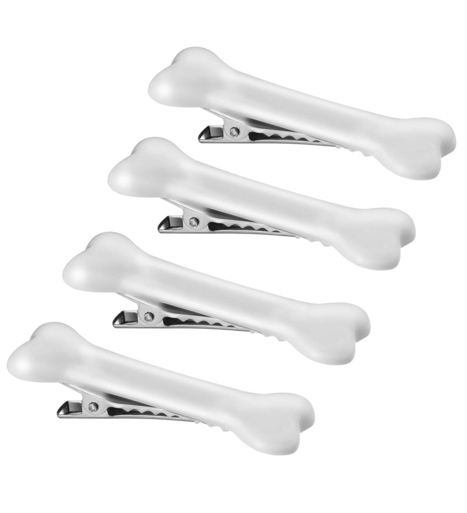 Lurrose 4pcs Dog Bone Hairpins - Halloween Christmas Decorative Hair Clips for Glowing Cosplay Costume - Medium Size - Buy Online on GoSupps.com