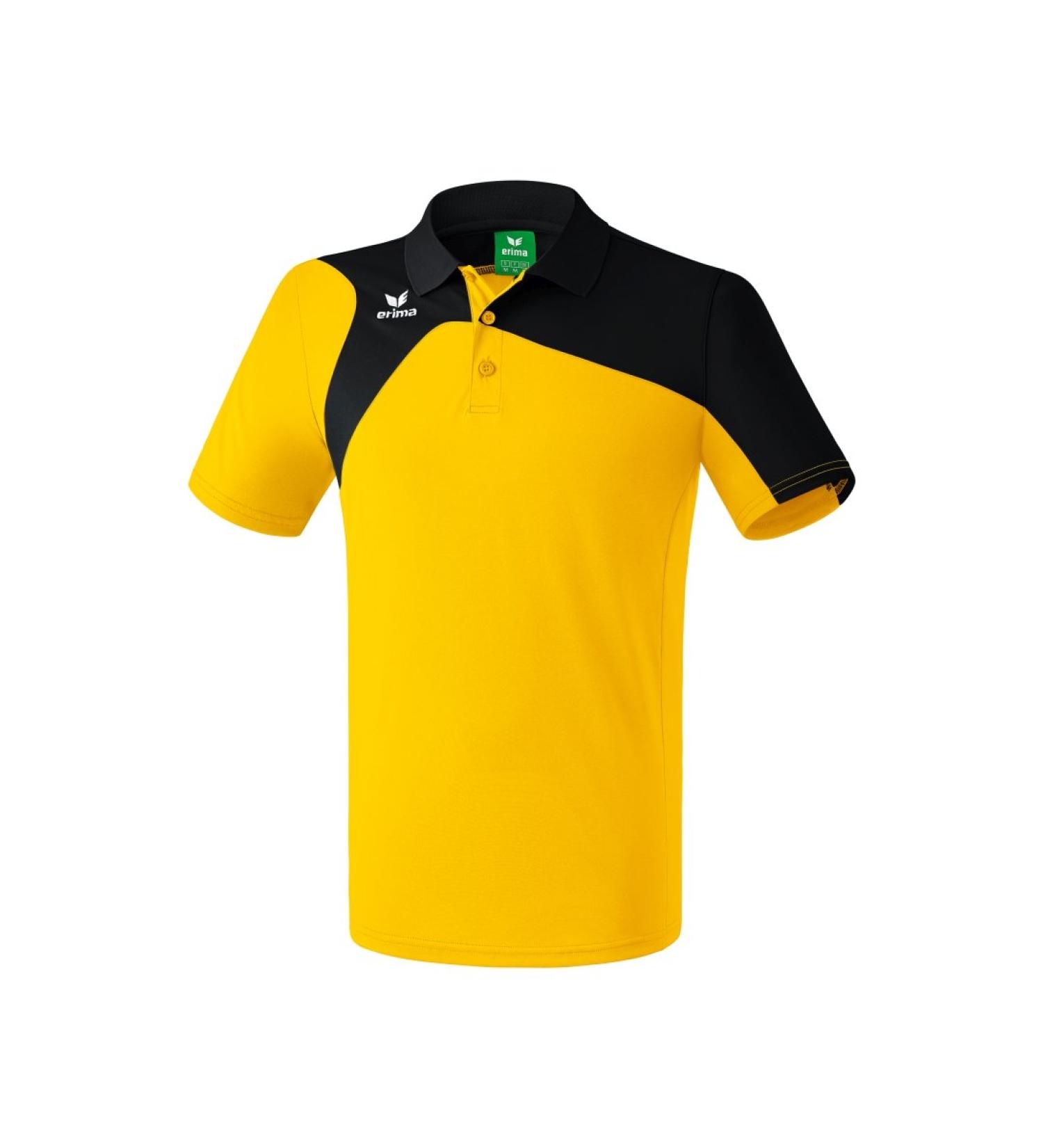 Erima Unisex Kids Club 1900 2.0 Polo 164 - Yellow/Black | Best Price & Fast International Shipping - Buy Online on GoSupps.com