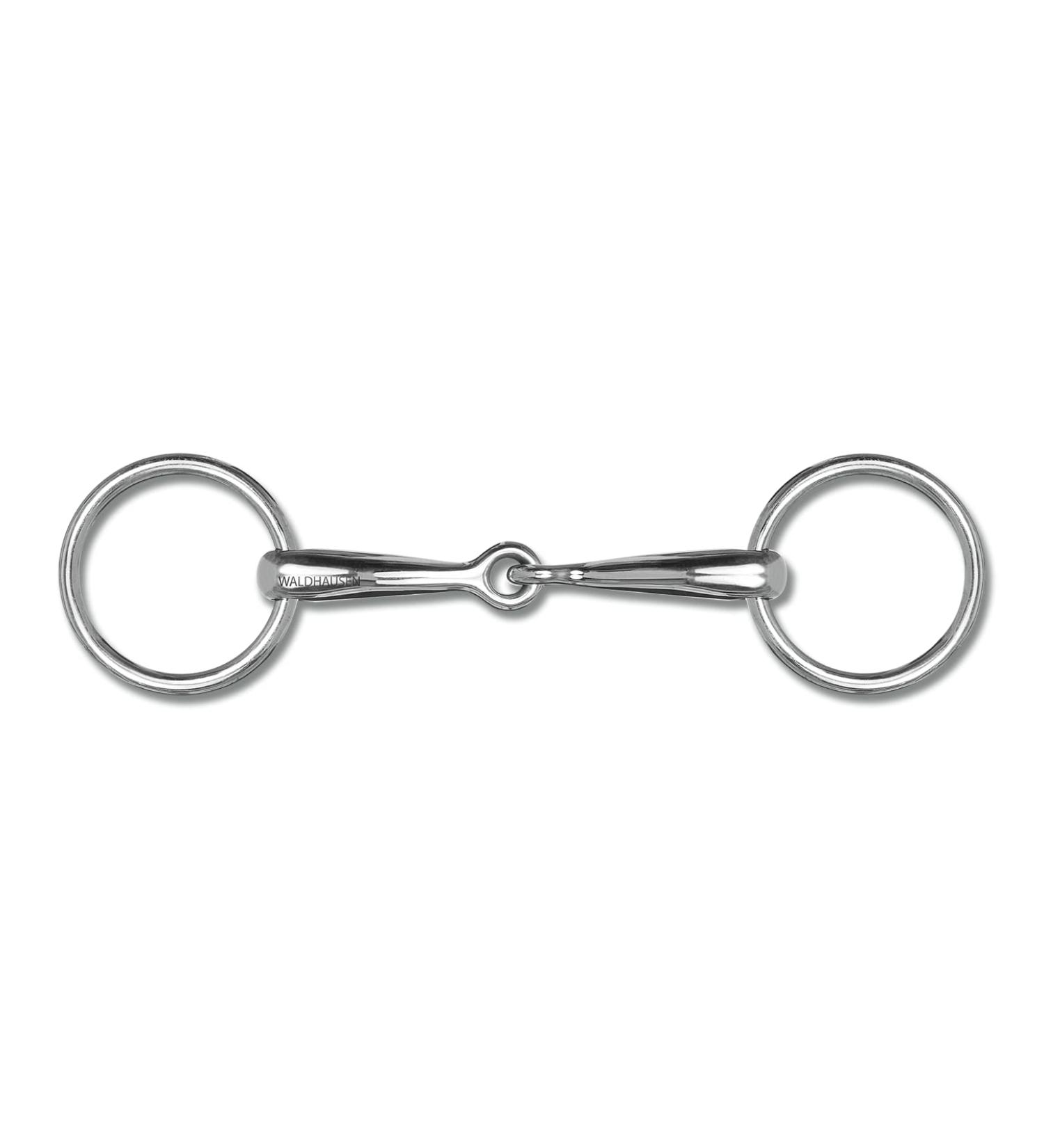 WALDHAUSEN pony snaffle stainless steel solid width 10.5 cm