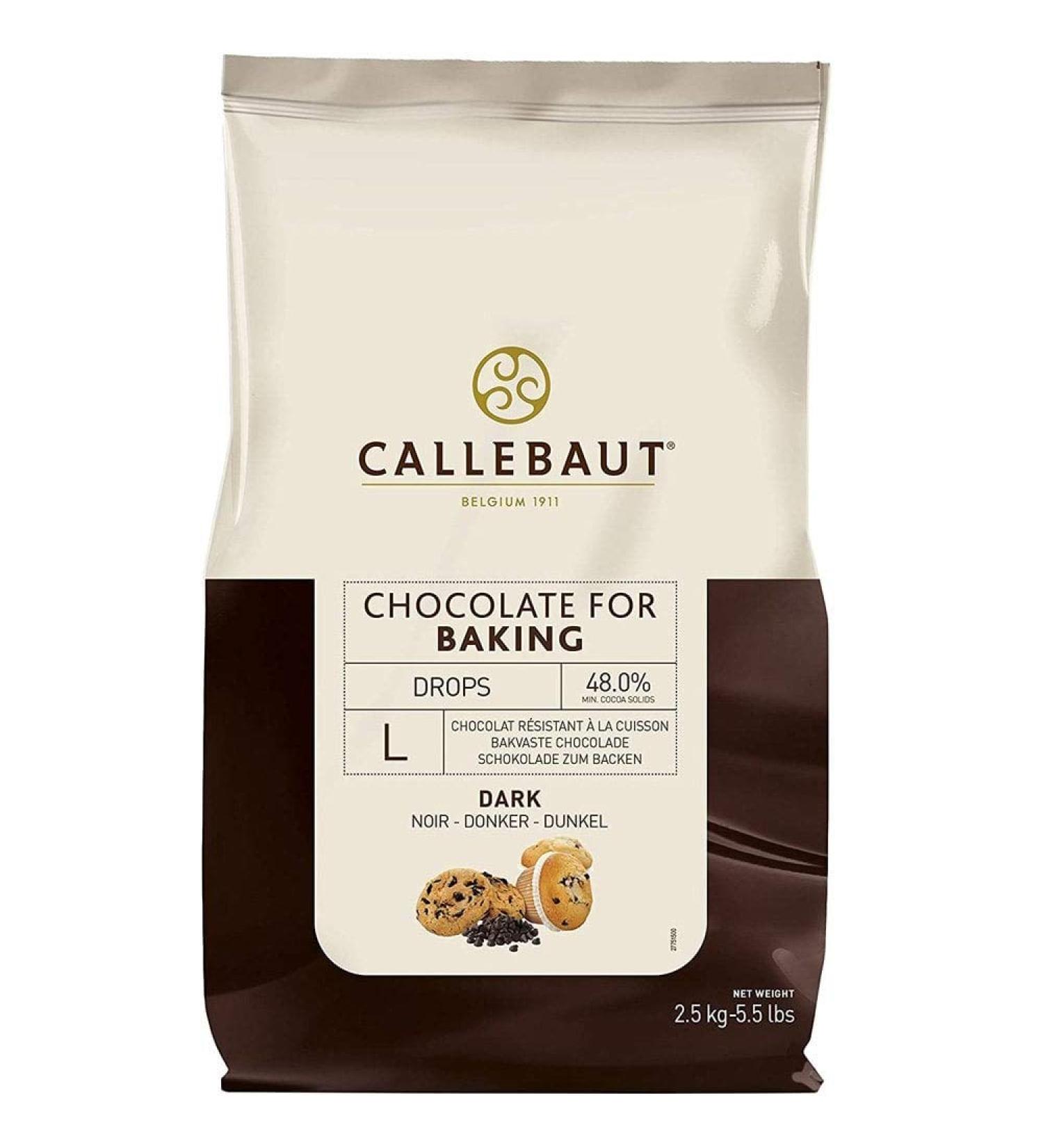 Callebaut - Baking Resistant Dark Chocolate Chips 2.5 kg