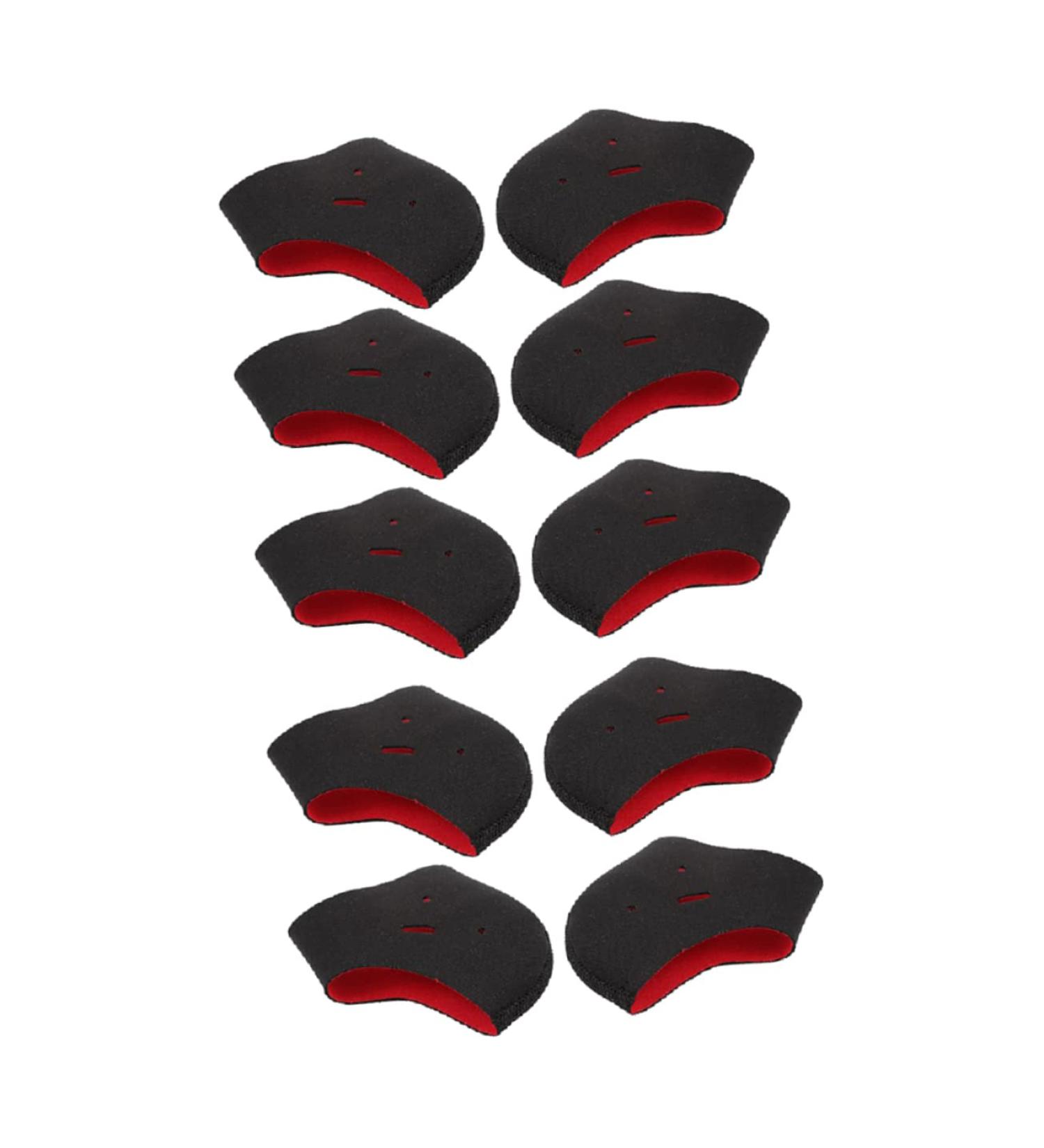 5 Pairs Silicone Heel Covers - Comfortable Heel Support & Protection for Men and Women | Heel Socks & Gel Pads for Foot Care | Black SBR - Buy Online on GoSupps.com