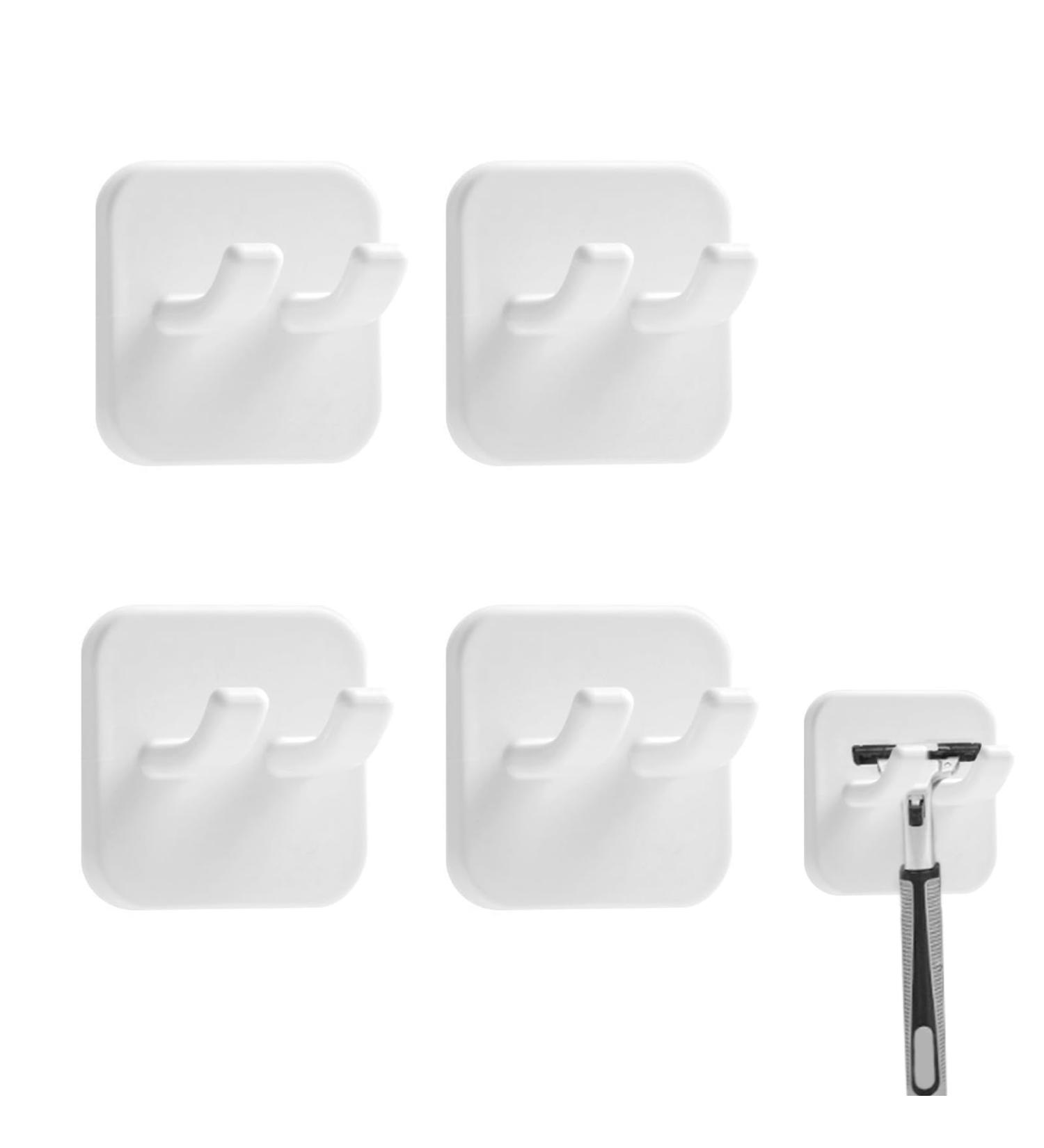 VIKY 4-Piece Razor Holder Shower Set | No Drill Self-Adhesive Bracket for Razors Keys & Phone - International Shipping - Buy Online on GoSupps.com