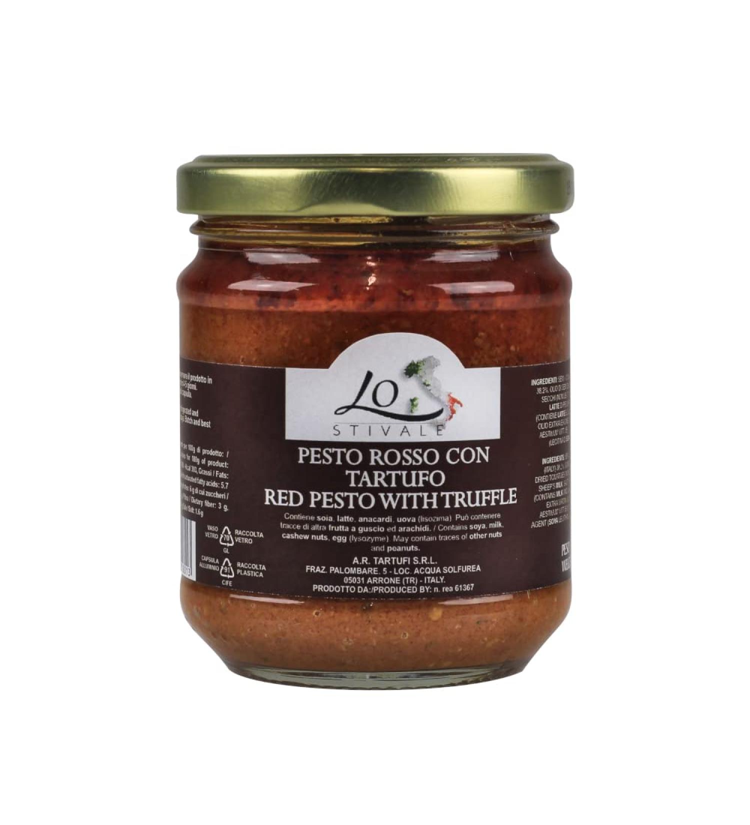 lostivale Dried Tomato Post with Tartufo in a Glass Jar 180 g Lostival