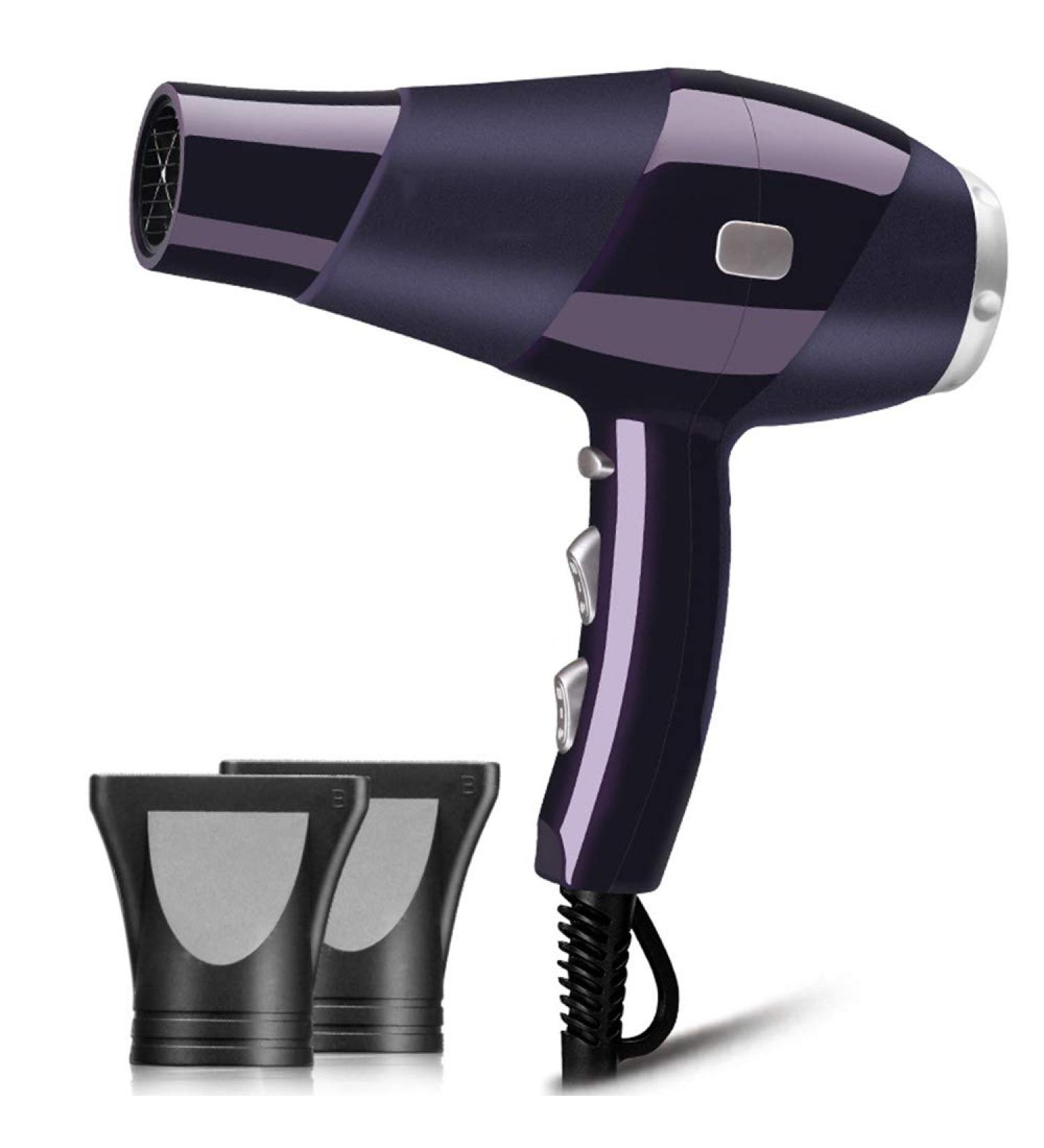 Salon Blow Dryer Professional Hair Styling Ultra 2000W Hair Dryer with 2 Concentrator Nozzle 3 Heat 2 Speed Settings Cool Shot 2.8 Metre Power Cable Constant Temperature Hair Care Anti Radiation small - Buy Online on GoSupps.com
