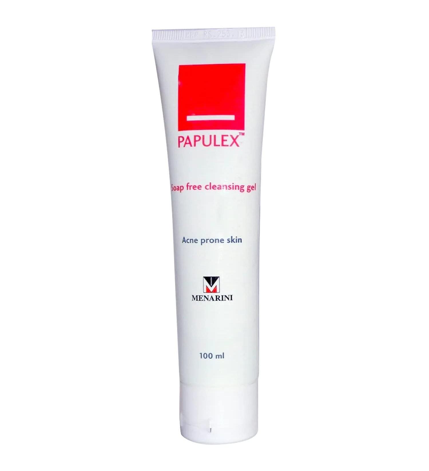 Menarini Papulex 100ml Soap Free Cleansing Gel for Acne Prone Skin