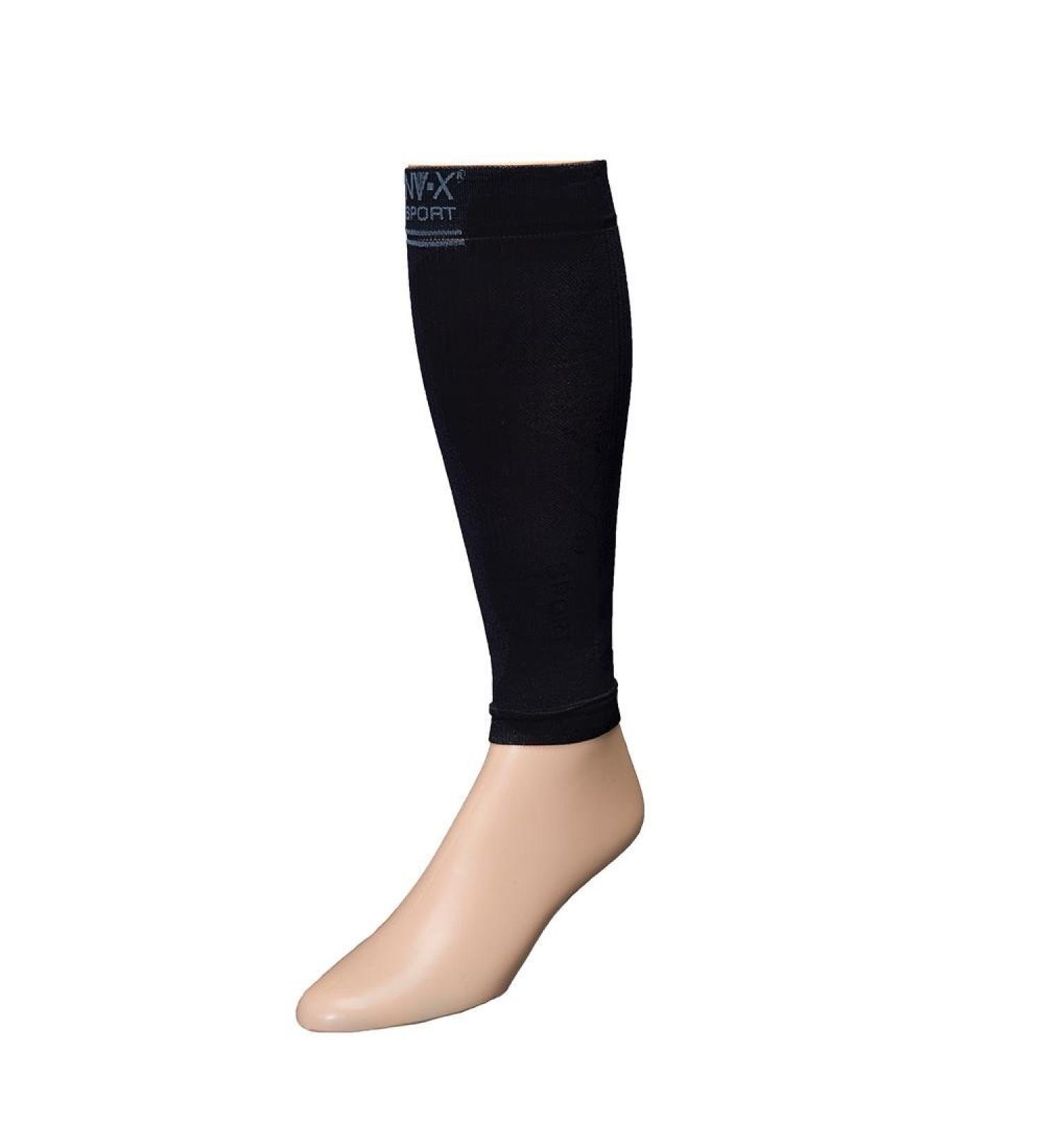 Leg Sleeves 15-20MMHG Compression Enhanced Performance and Protection Black Extra Large Black Extra Large