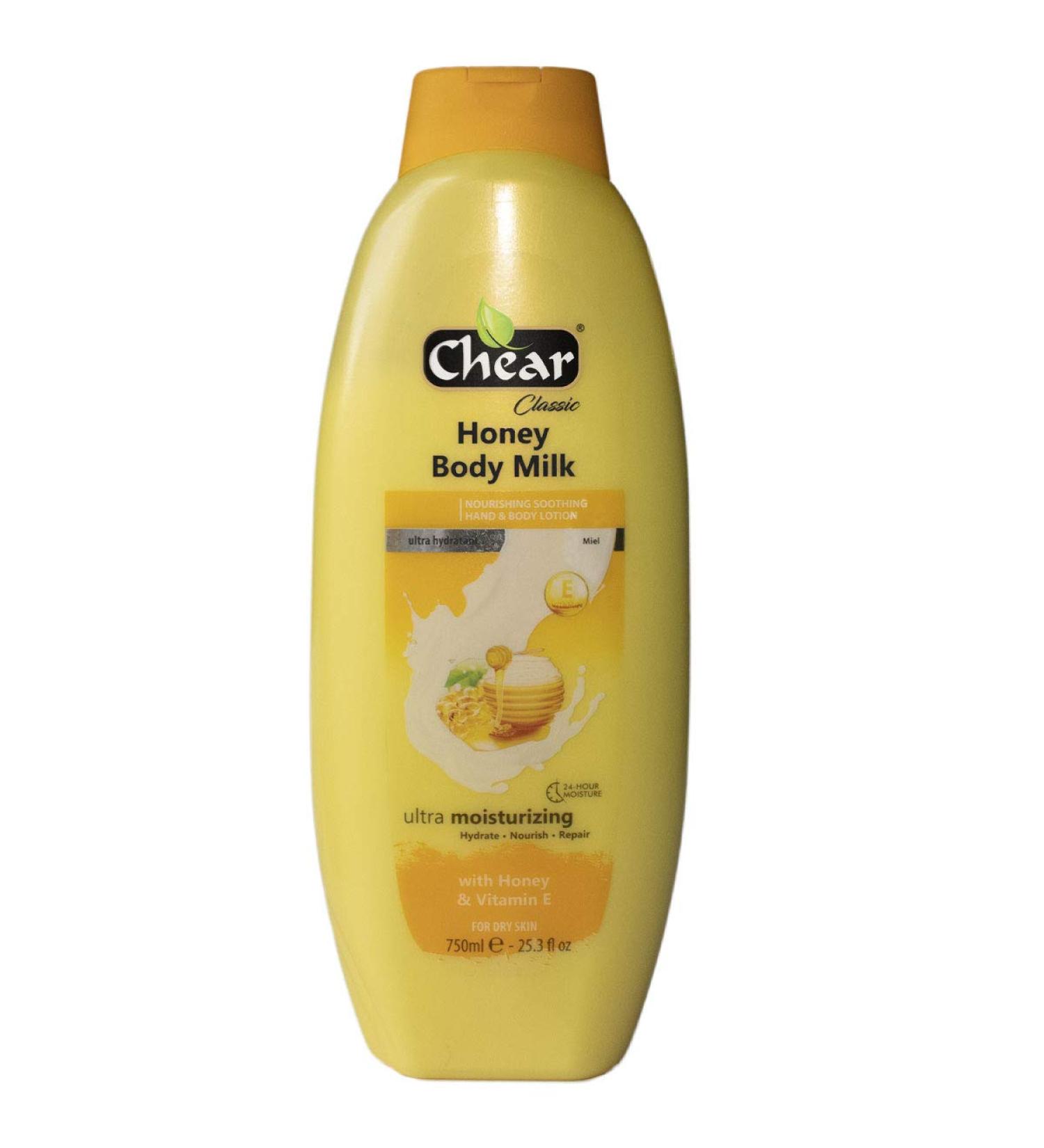 Chear Honey & Vitamin E Ultra Skin Moisturising Hand & Body Lotion 750ml - 24 Hour Moisture