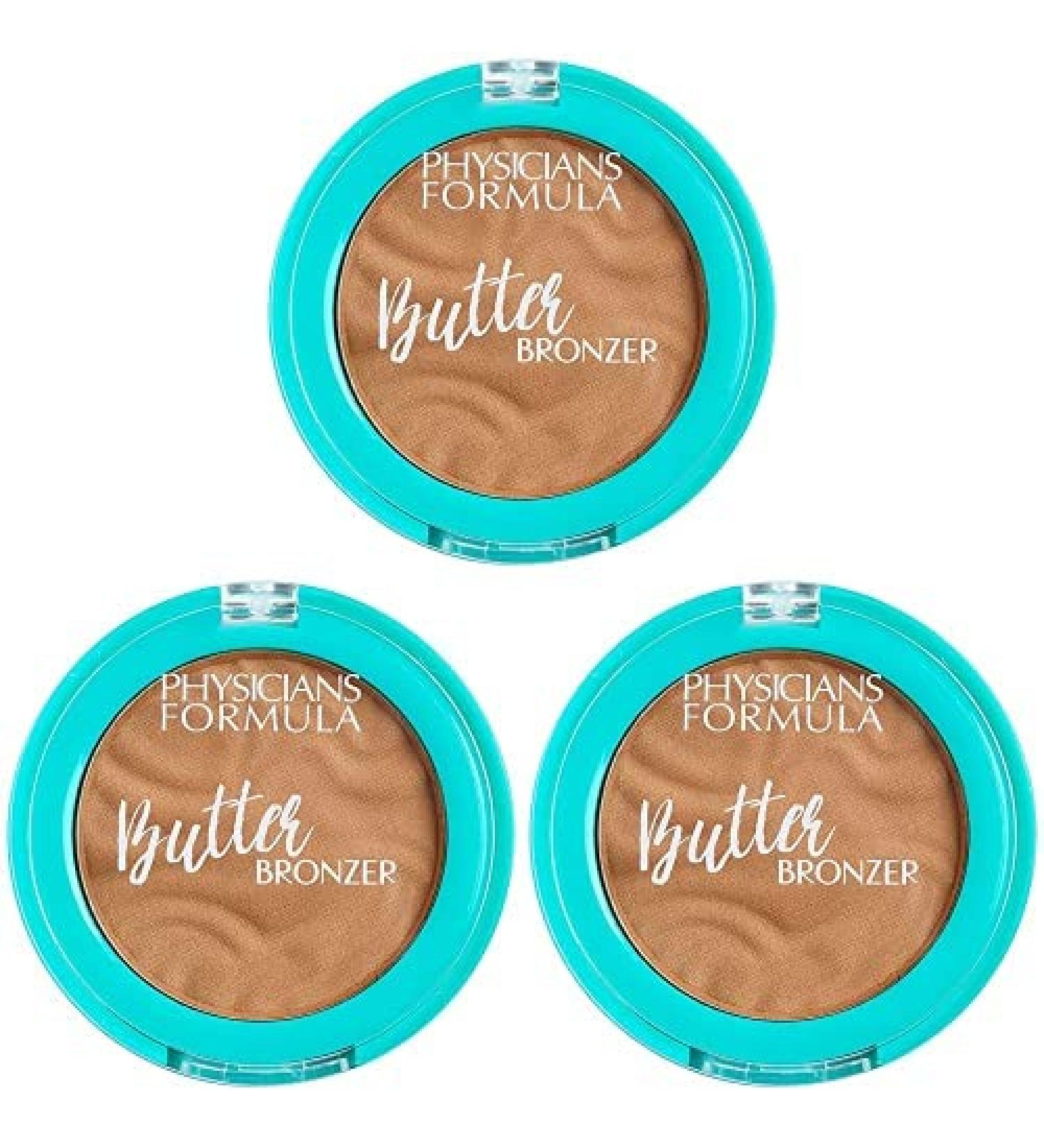 Physicians Formula Mini Murumuru Butter Bronzer Cream Shimmer Face Makeup - Pack of 3 | Dermatologist Tested, Clean Beauty, Vegan & Cruelty-Free - Buy Online on GoSupps.com
