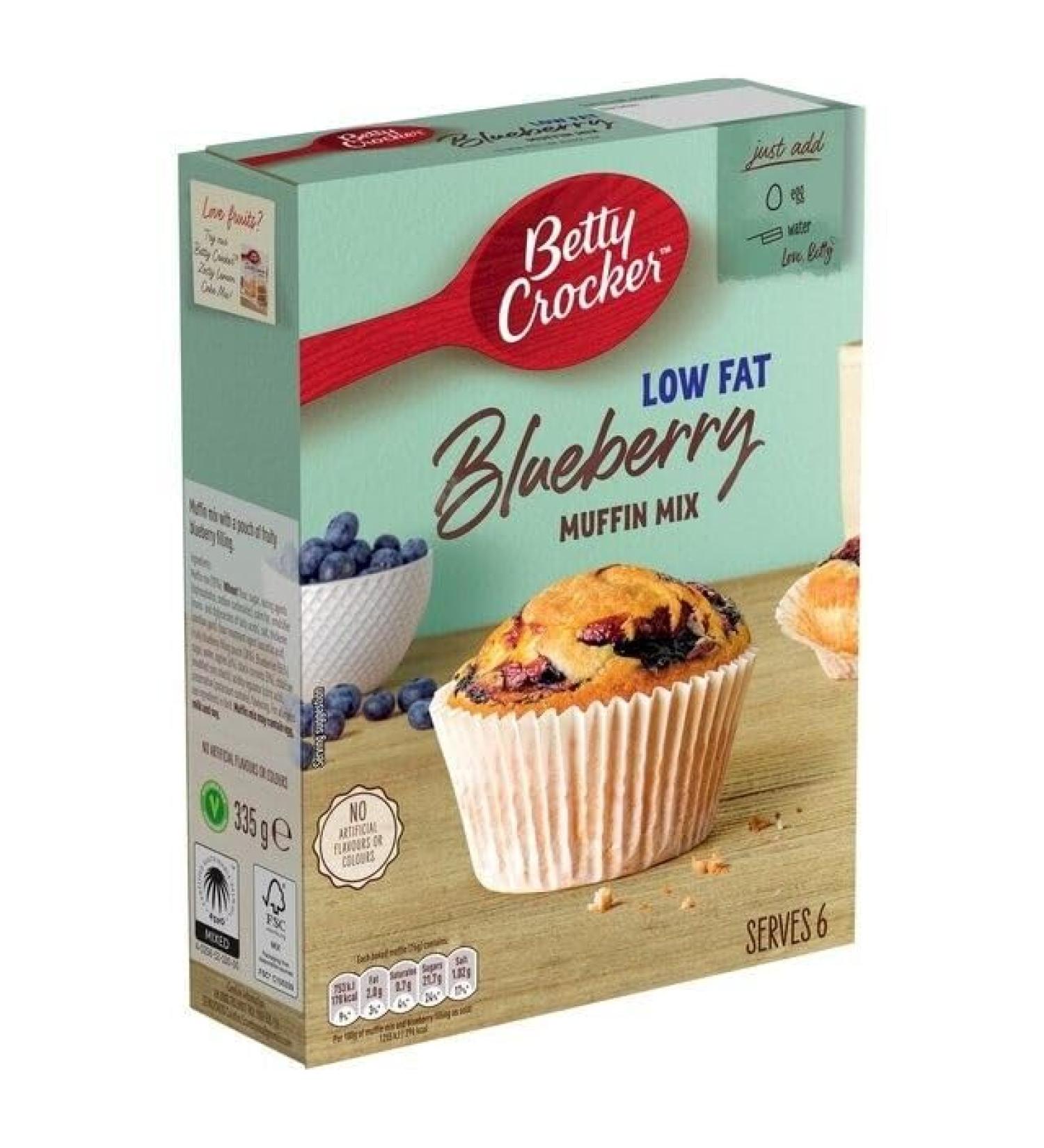 Generic Betty Crocker Muffin Mix Blueberry low fat 335g