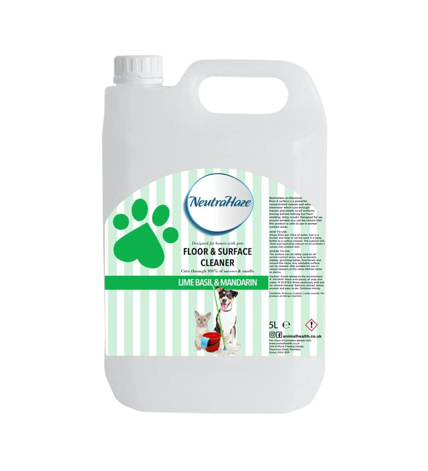 Lime Basil & Mandarin - NeutraHaze Professional Floor & Surface Cleaner - The Science Of Odour Control (5 Litre)