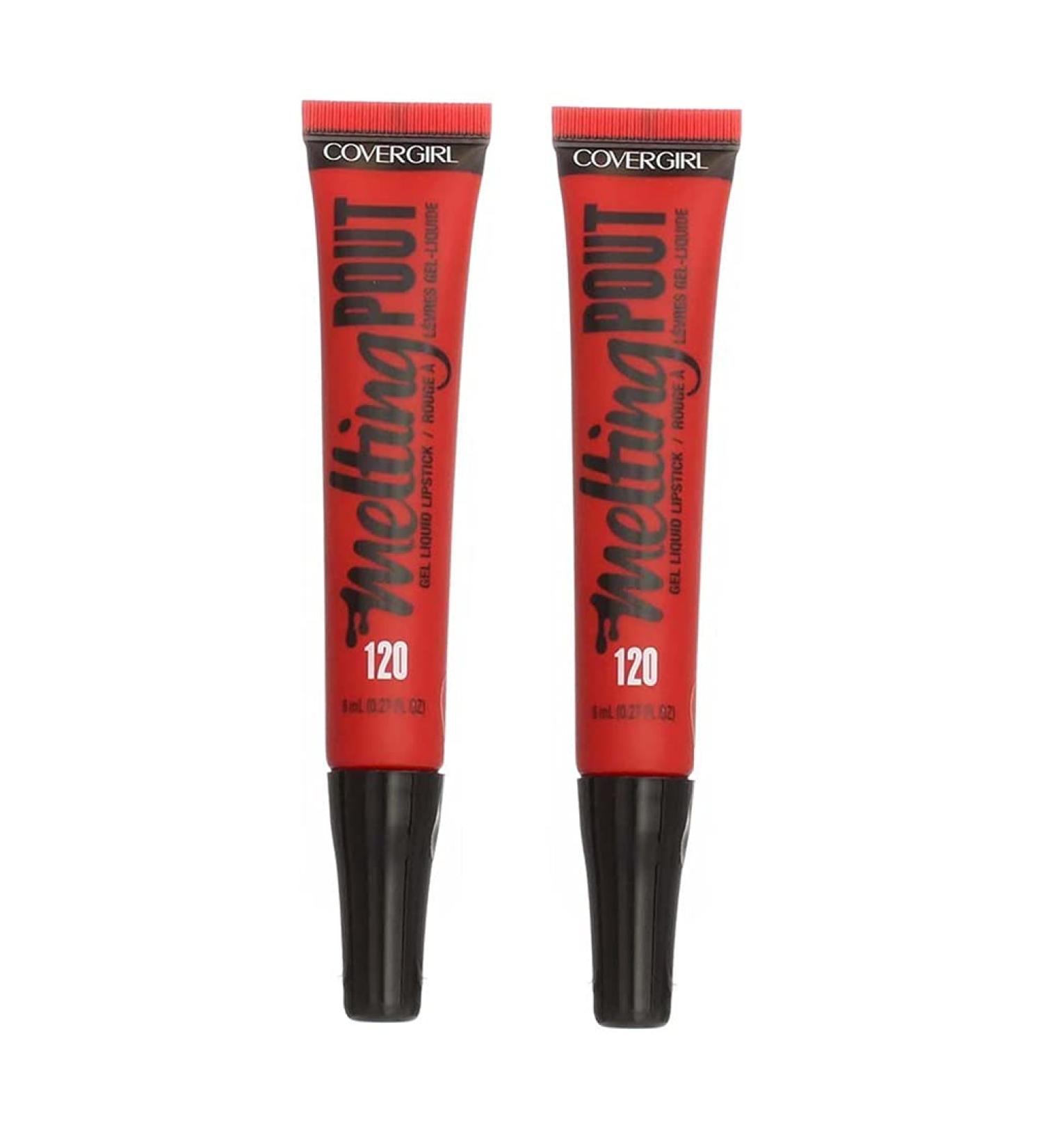 COVERGIRL Melting Pout Gel Liquid Lipstick Pack of 2 | Tan-Gel-O 120 | International Shipping Available - Buy Online on GoSupps.com