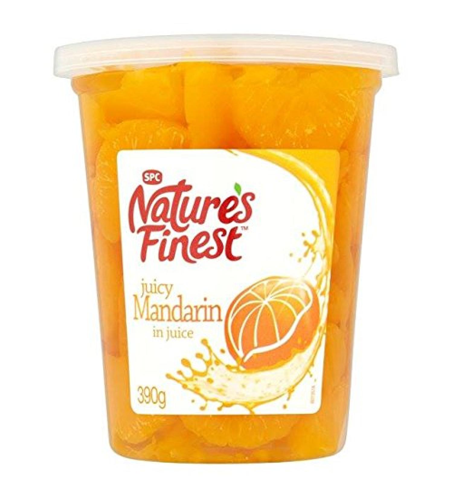 Natures Finest Nature's Finest Mandarin Segments In Juice 390 g