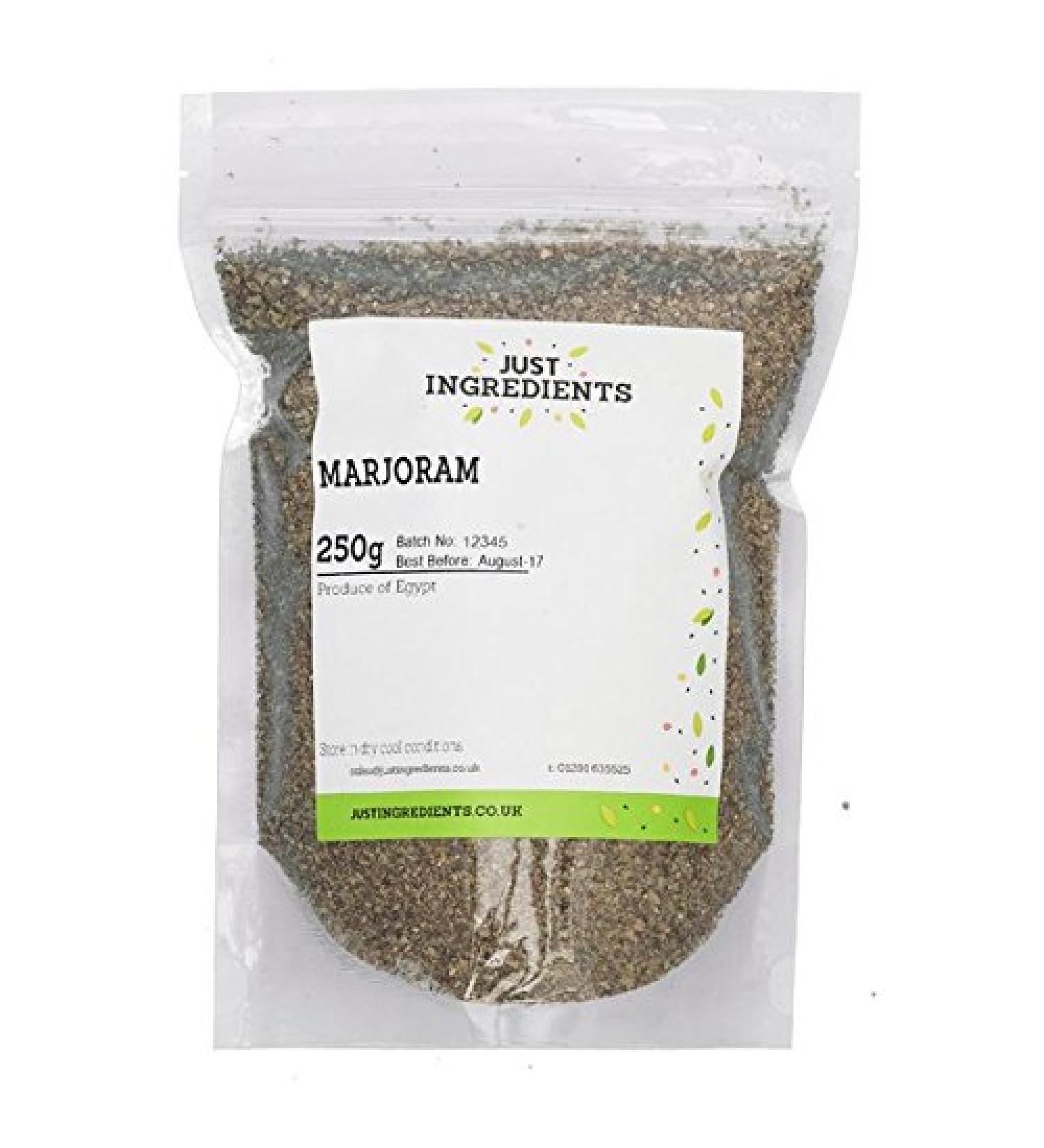 JustIngredients Essential Marjoram 250 g - Pack of 5