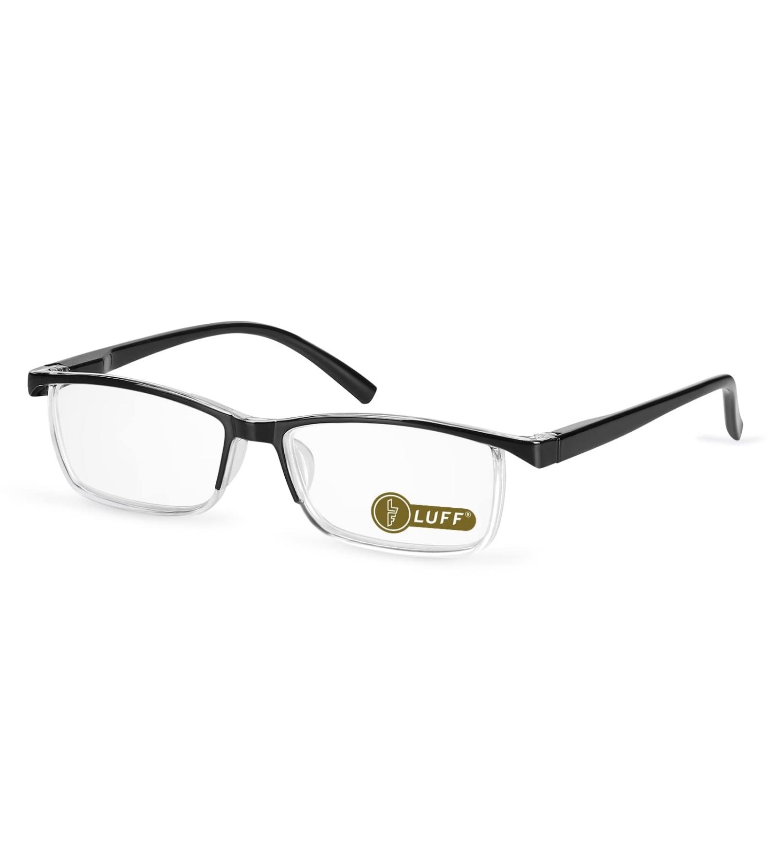 LUFF 4Pcs Anti-Blue Ray Reading Glasses - Portable Ultralight 4.0X Readers in Noir - Perfect for International Shipping - Buy Online on GoSupps.com